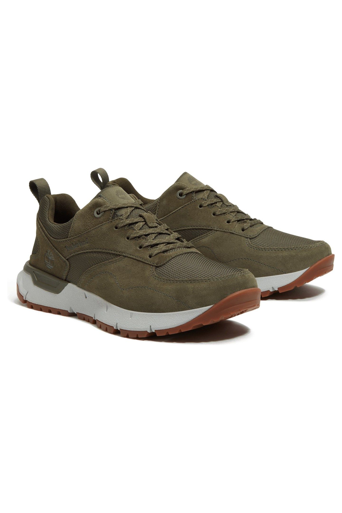 LOW LACE UP SNEAKER DARK GREEN 3