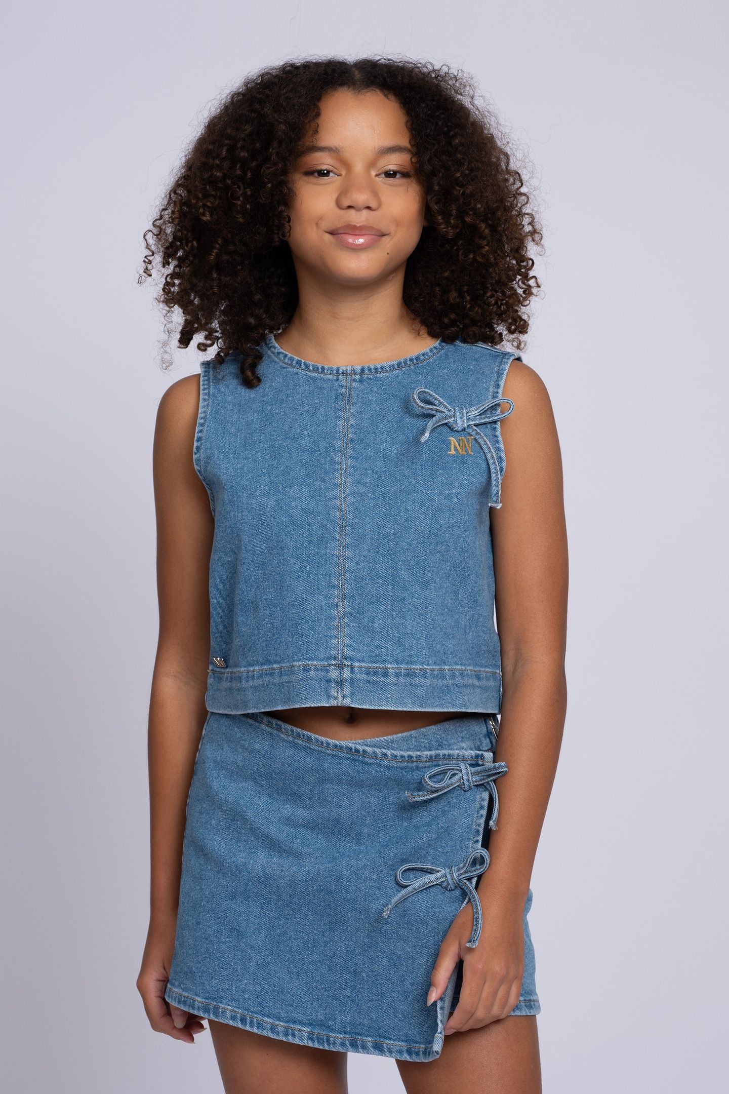 BLAIR DENIM SKORT BLUE DENIM 1