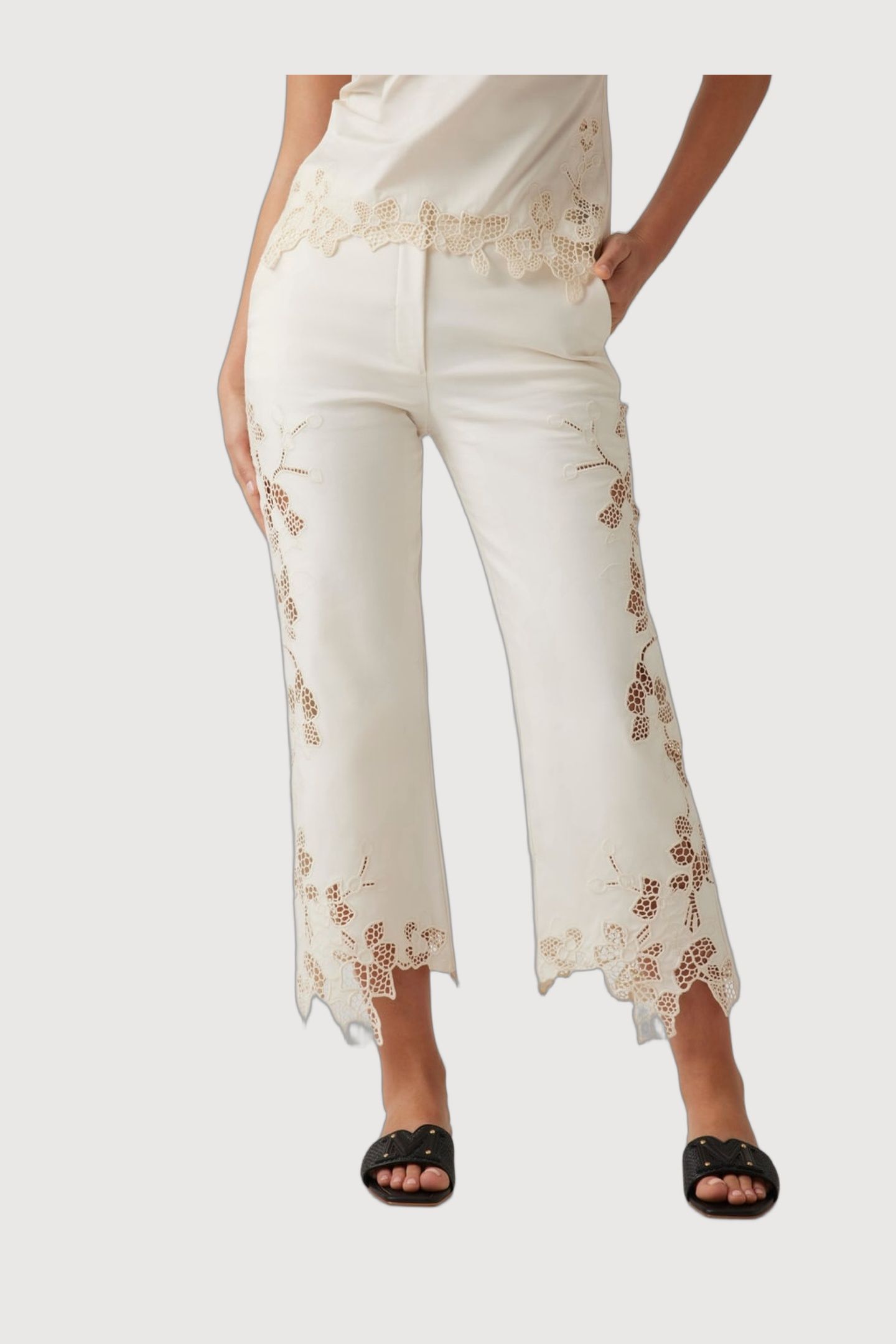 FARRAH EMBRO PANT SANDY SHORE 2