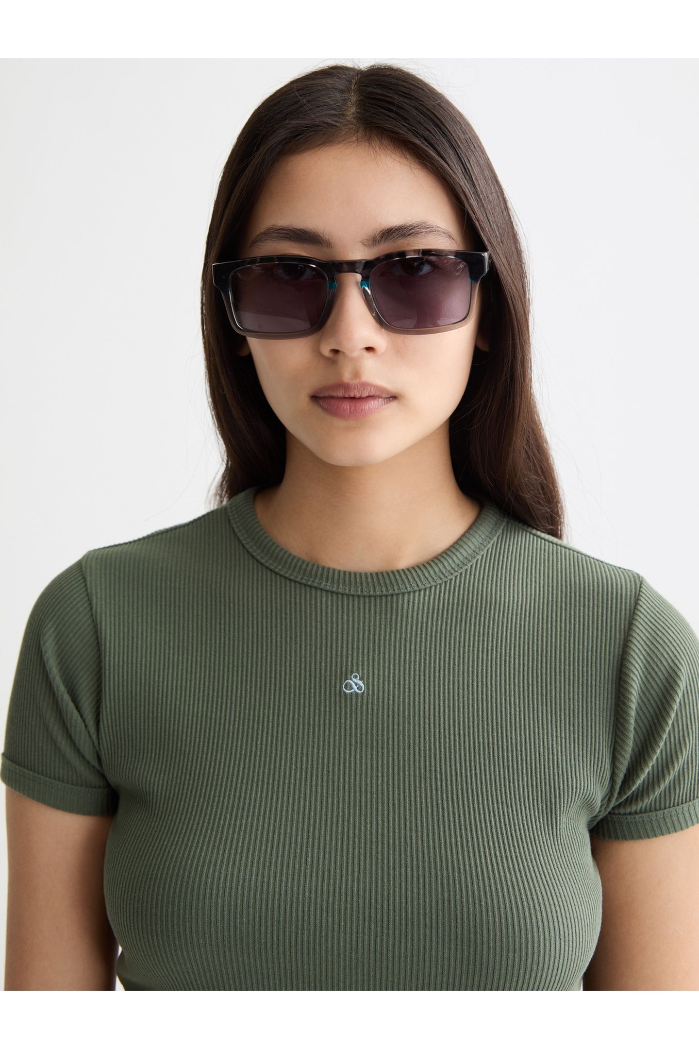 BABY RIB T-SHIRT THYME 3