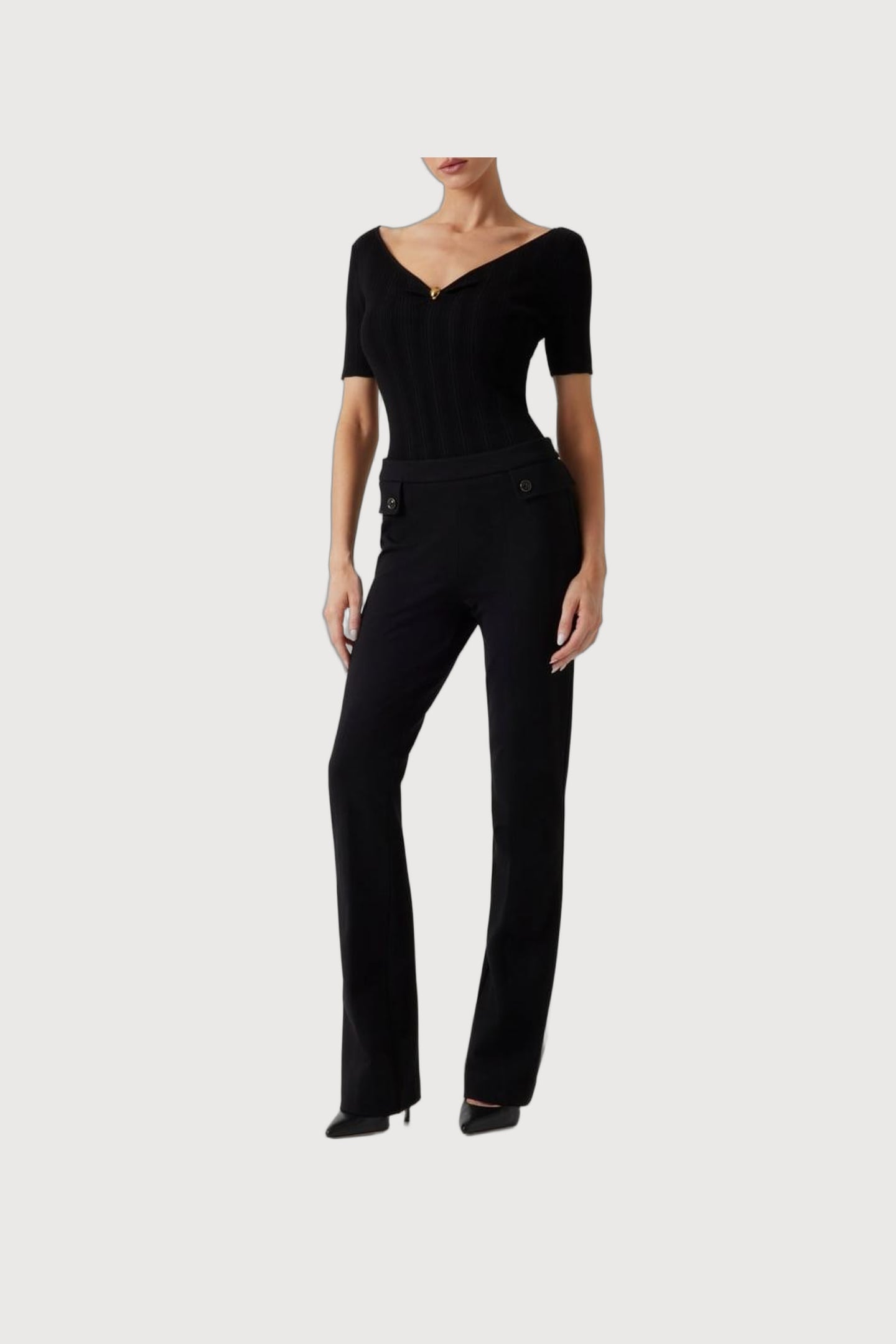 GWEN CIGARETTE PANTS JET BLACK A996 2