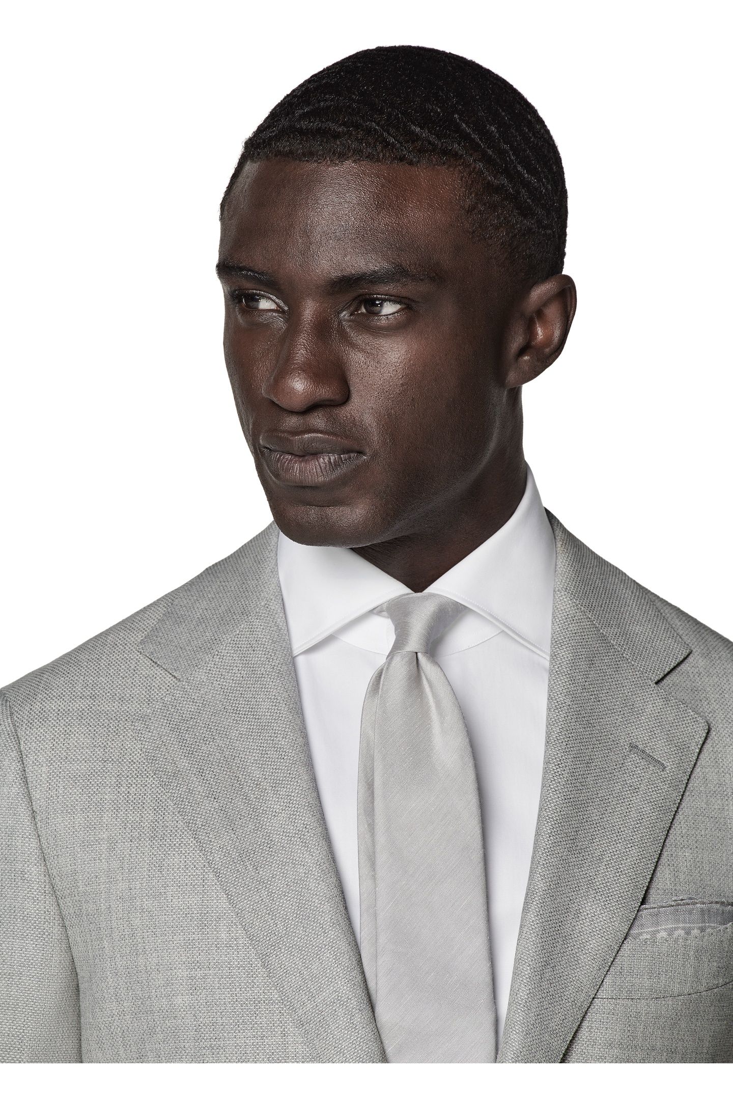 SUIT HAVANA L. GREY PURE WOOL NESTED SUITS LIGHT GREY 8