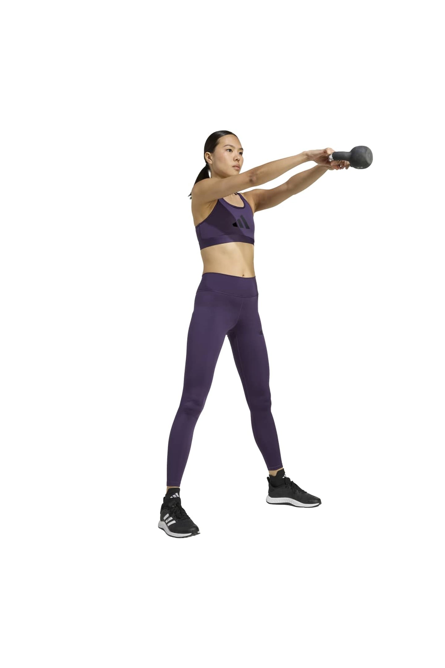 PERFORMANCE ADIDAS TRAIN ESSENTIALS BIG LOGO FULL LENGTH LEG 4