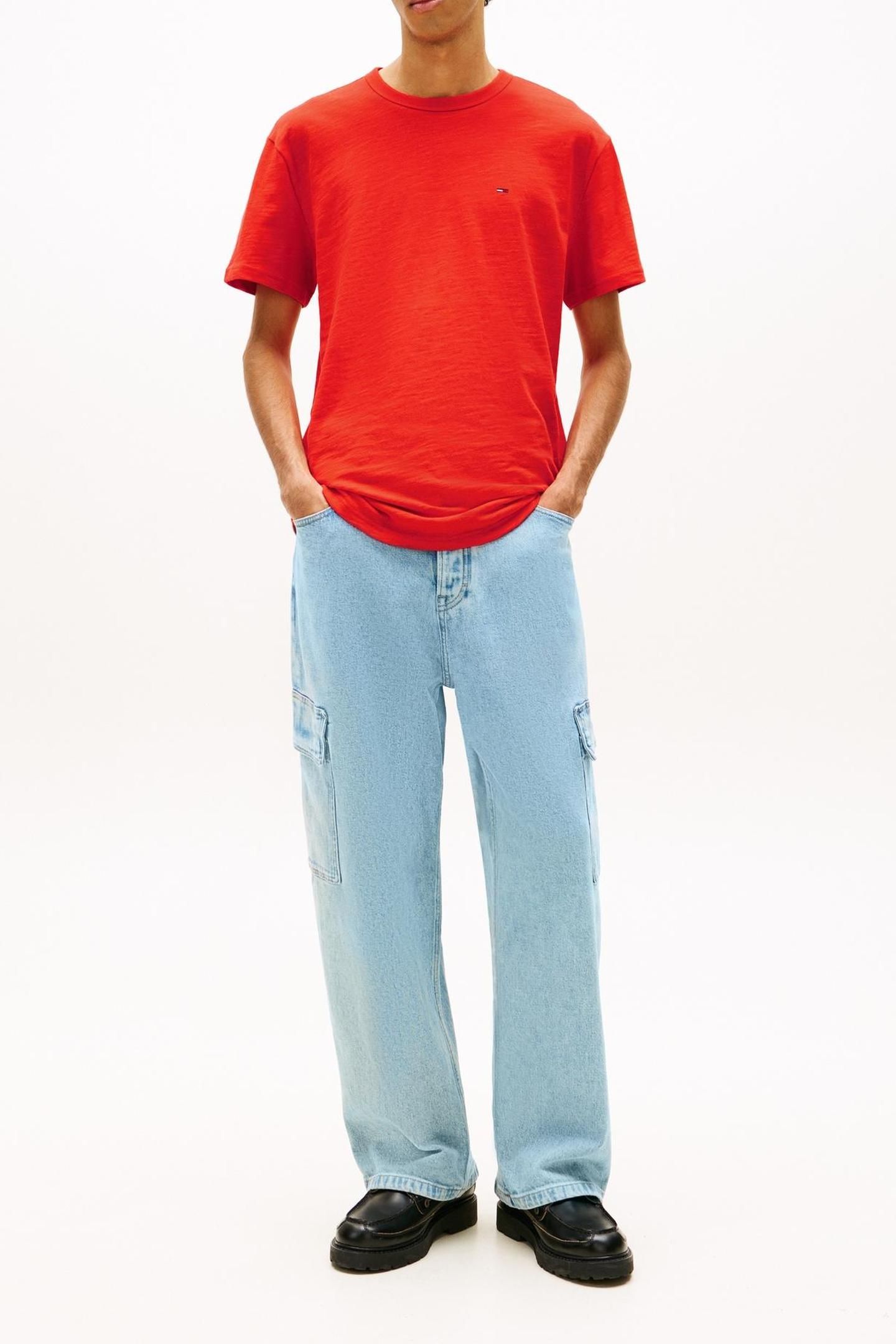 TJM REGULAR SFLAG SLUB T-SHIRT HORIZON 2