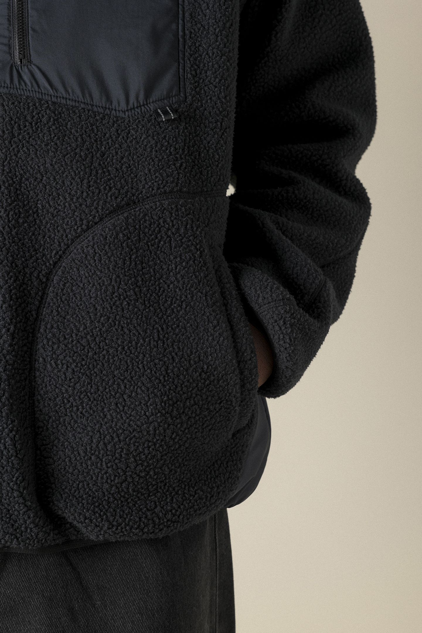 UNISEX SL POLARTEC THERMAL REV.JACKET BLACK 4