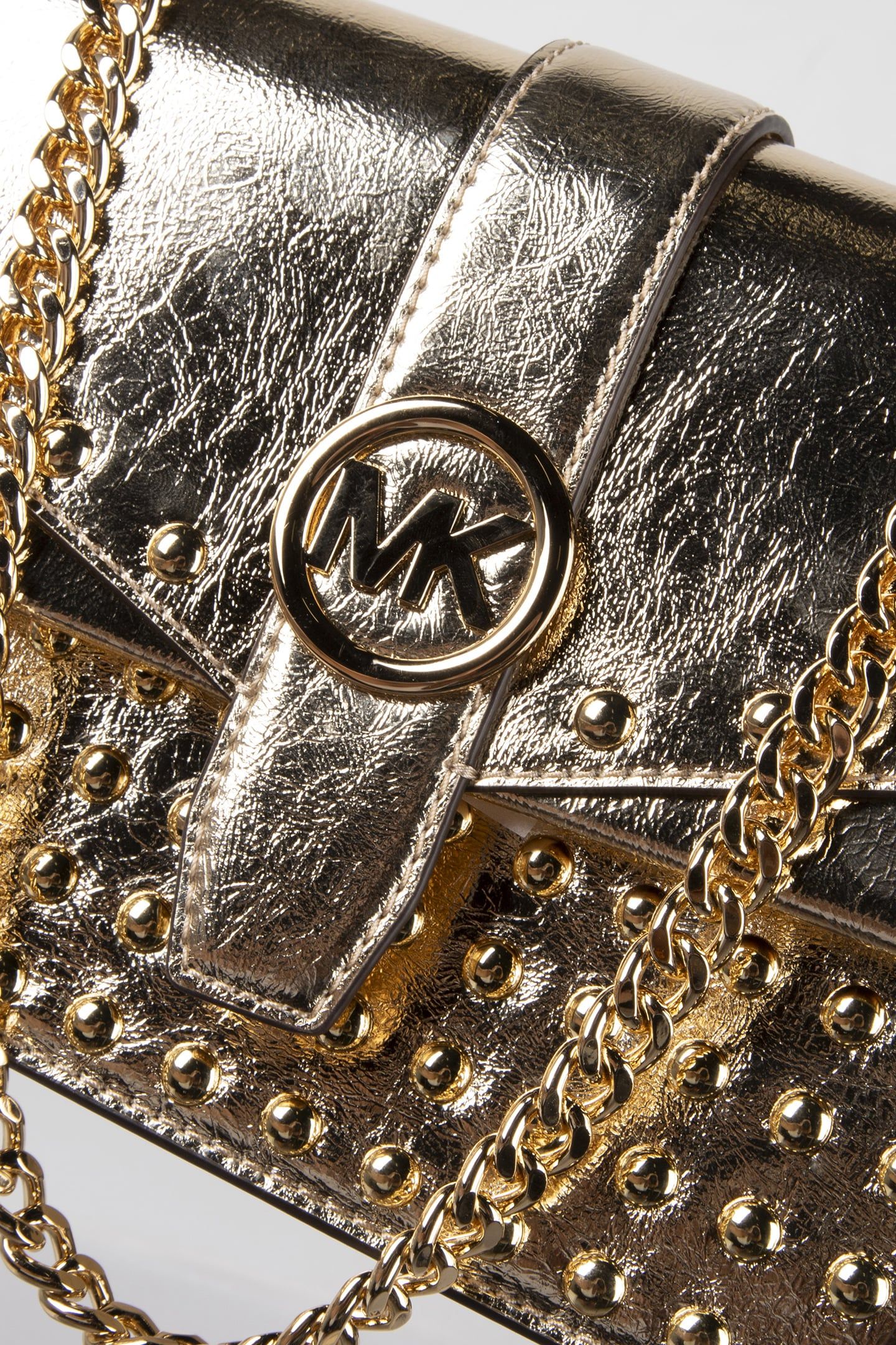 SMALL FLAP CROSSBODY PALE GOLD 5