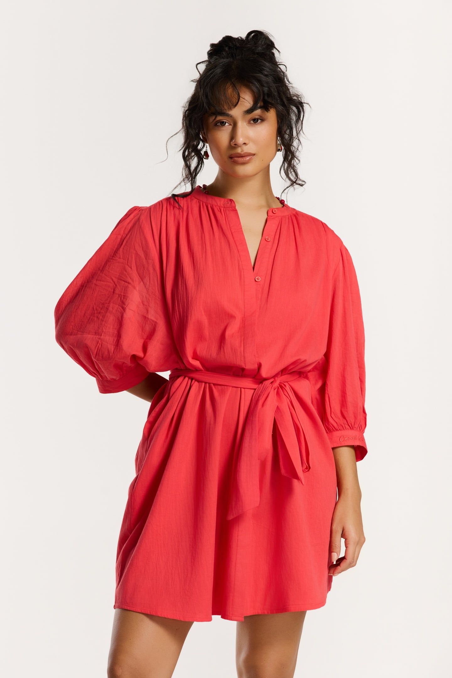 JAYDI DRESS RED CERISE 2