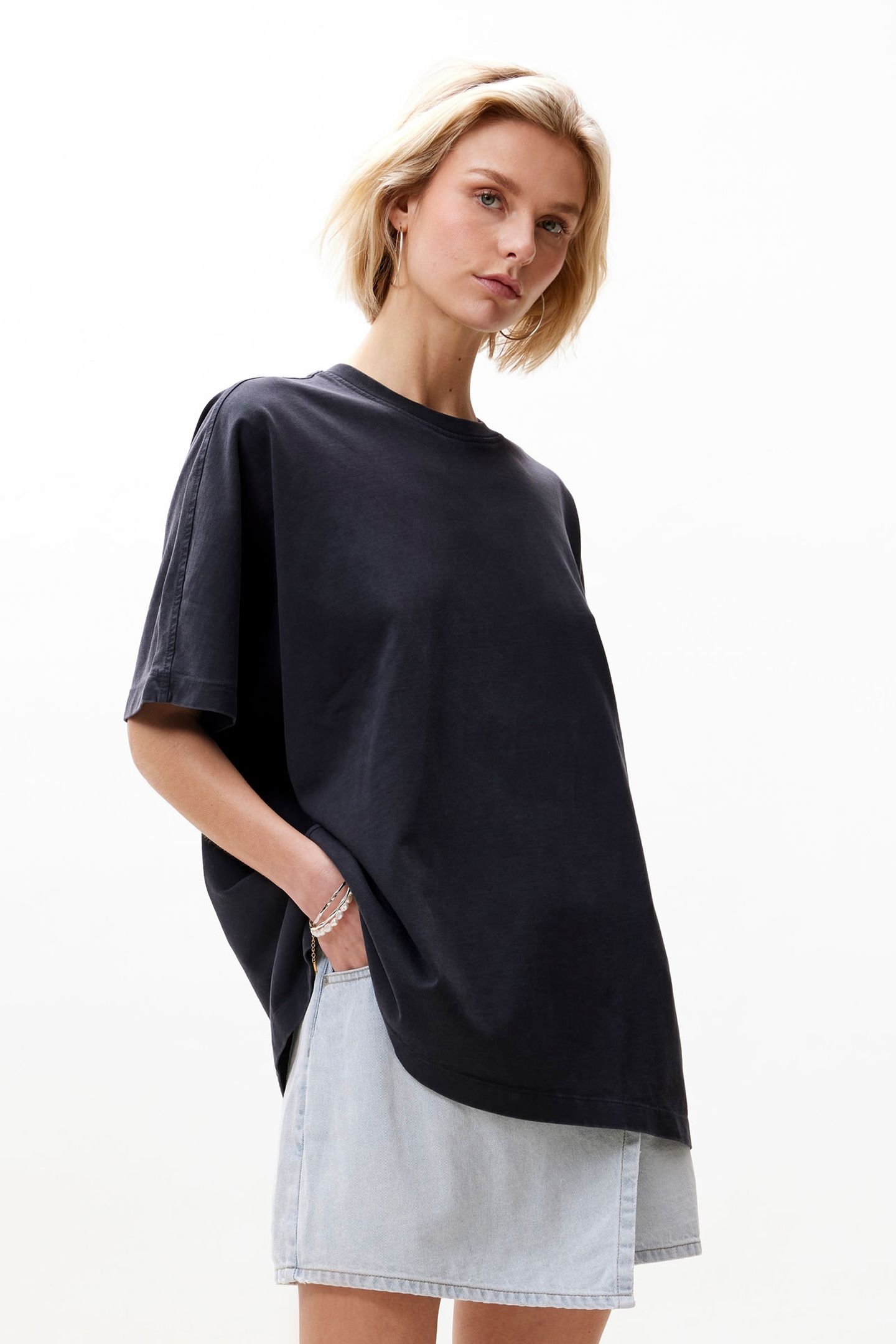 OVERSIZED TSHIRT DARK GREY 1