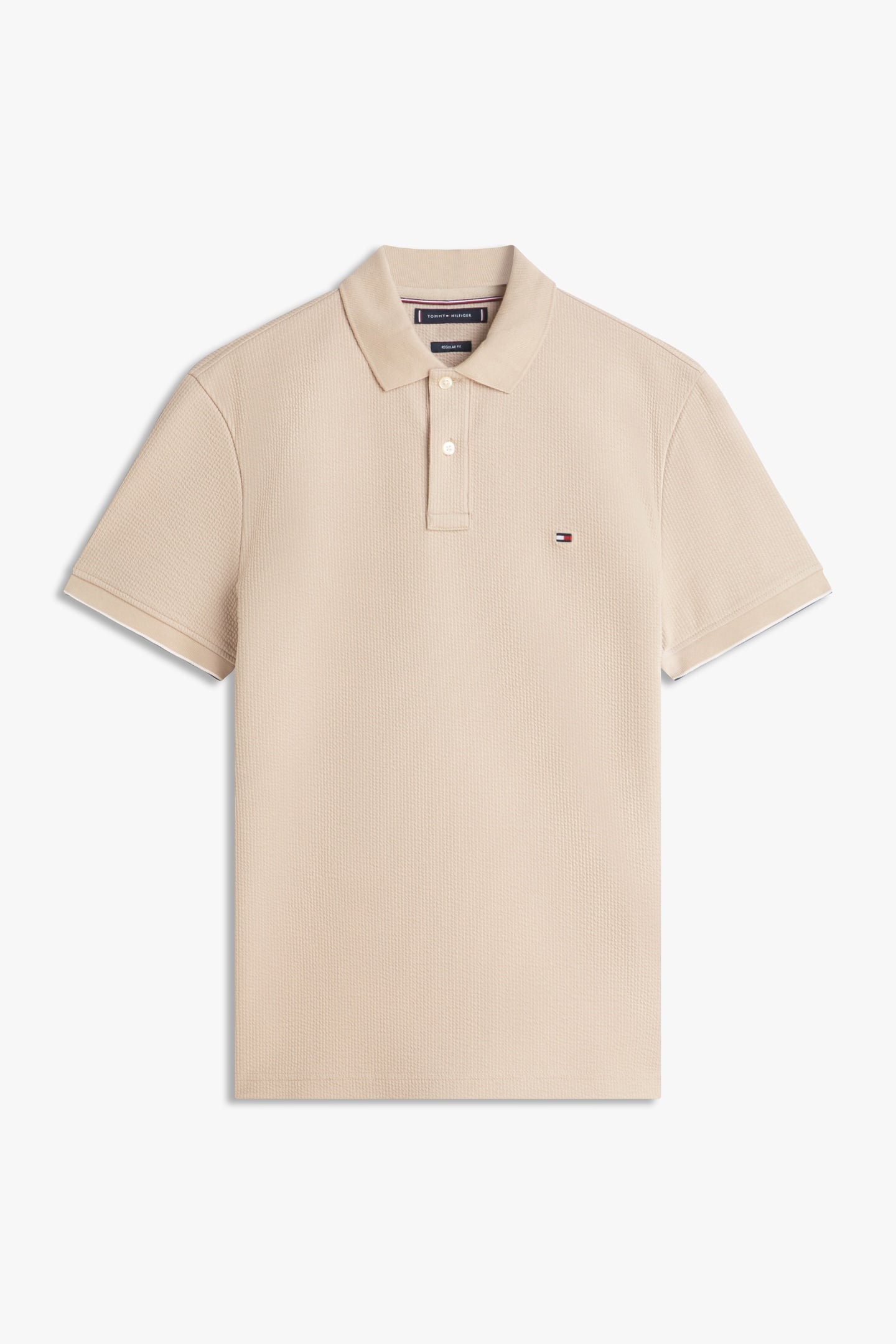 SEERSUCKER REGULAR POLO SANDALWOOD 5