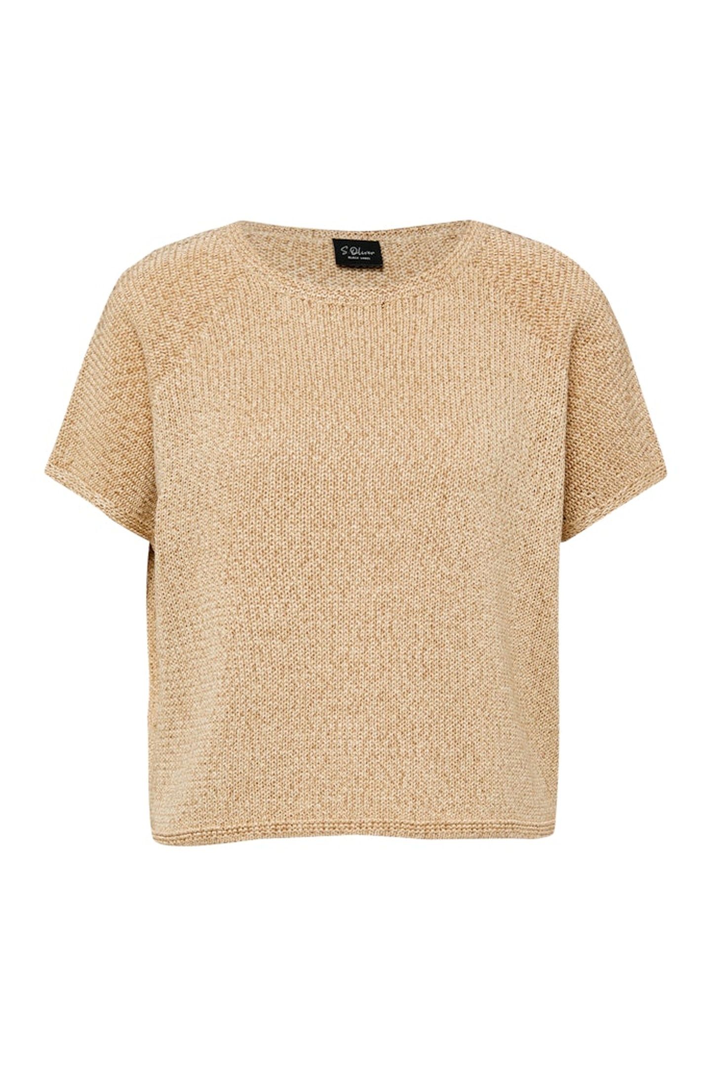 S.OLIVER PULLOVER SHORTSLEEVE BROWN 8