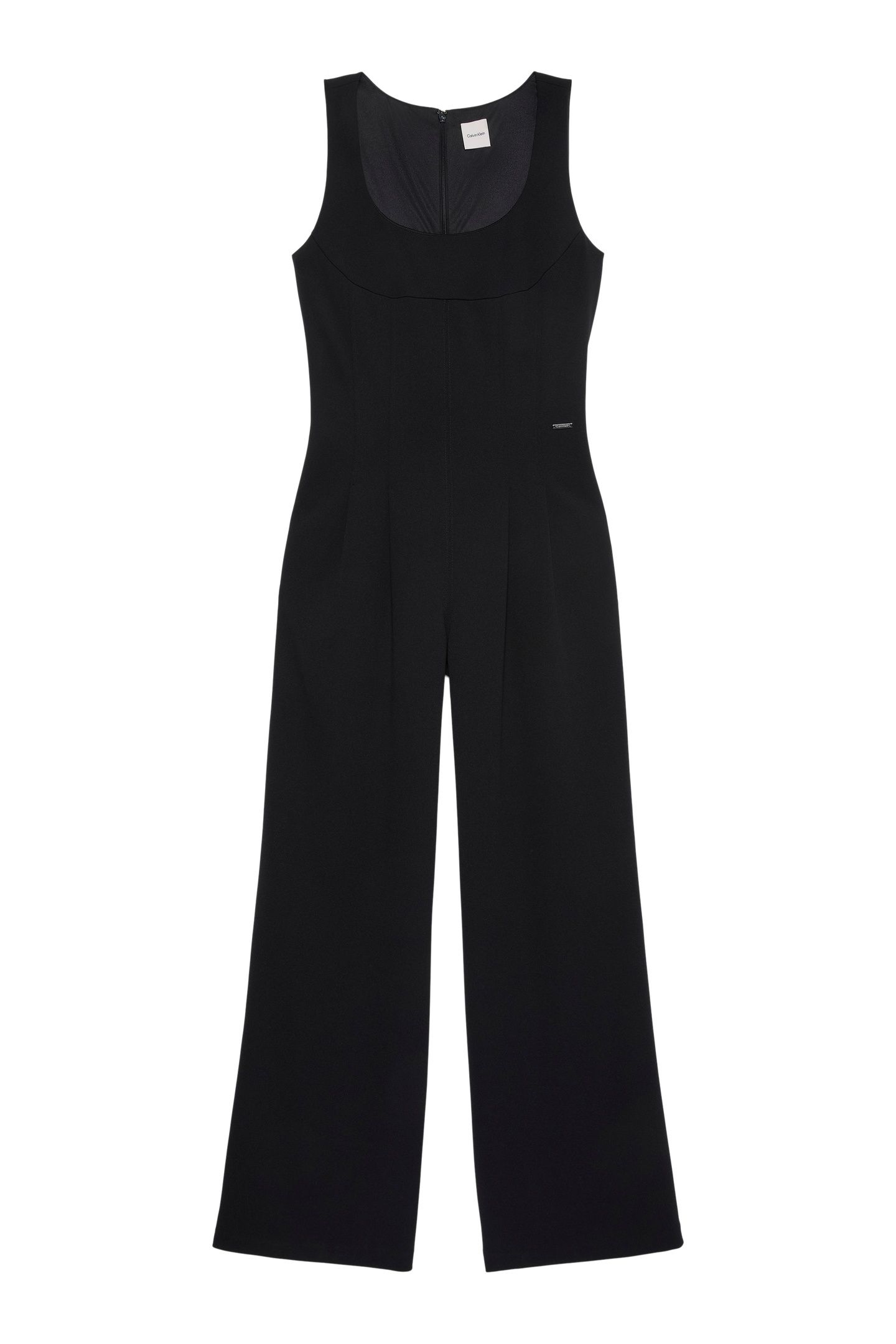 SCUBA CREPE JUMPSUIT BLACK 4