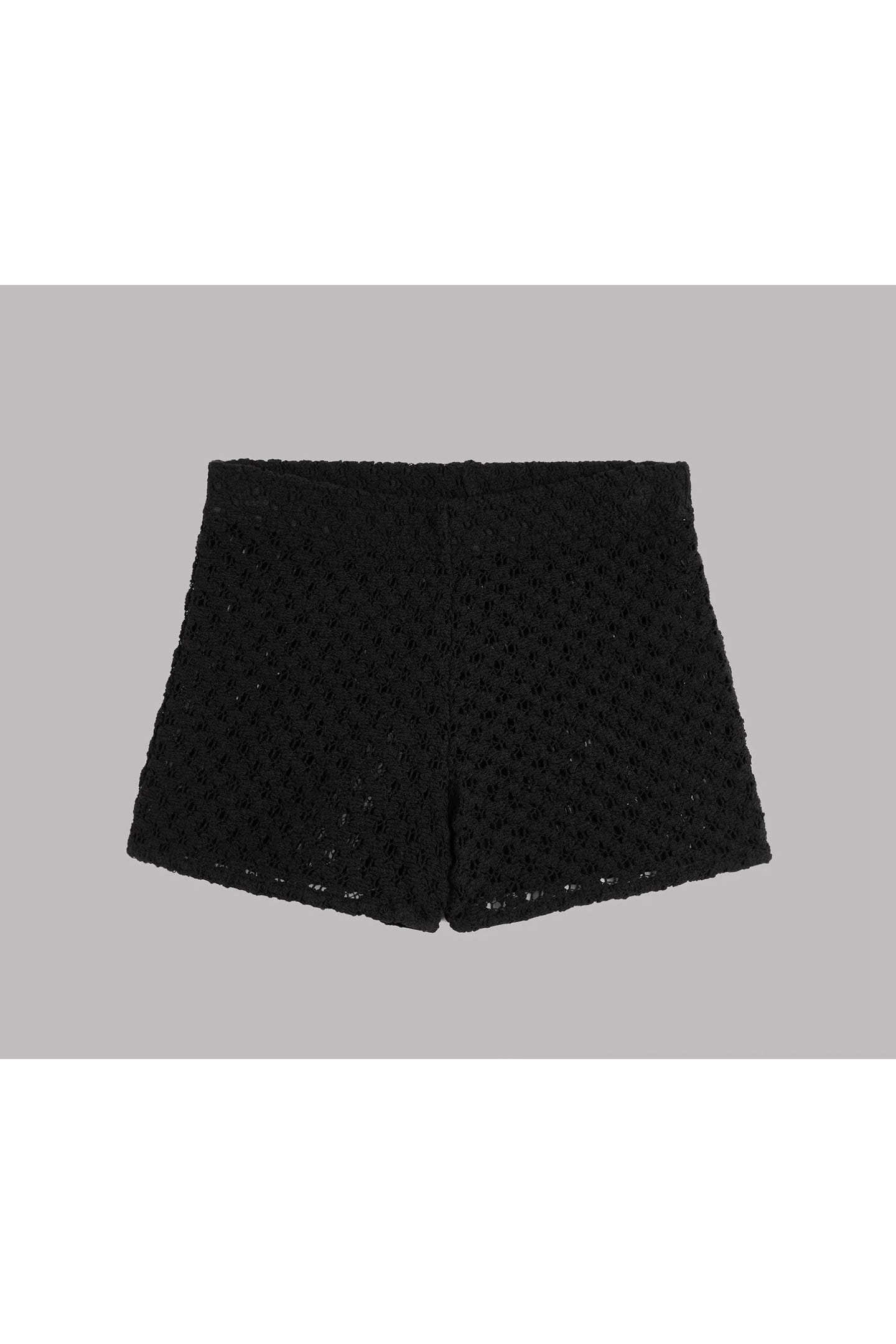 THE BLACK CROCHET SHORTS 3