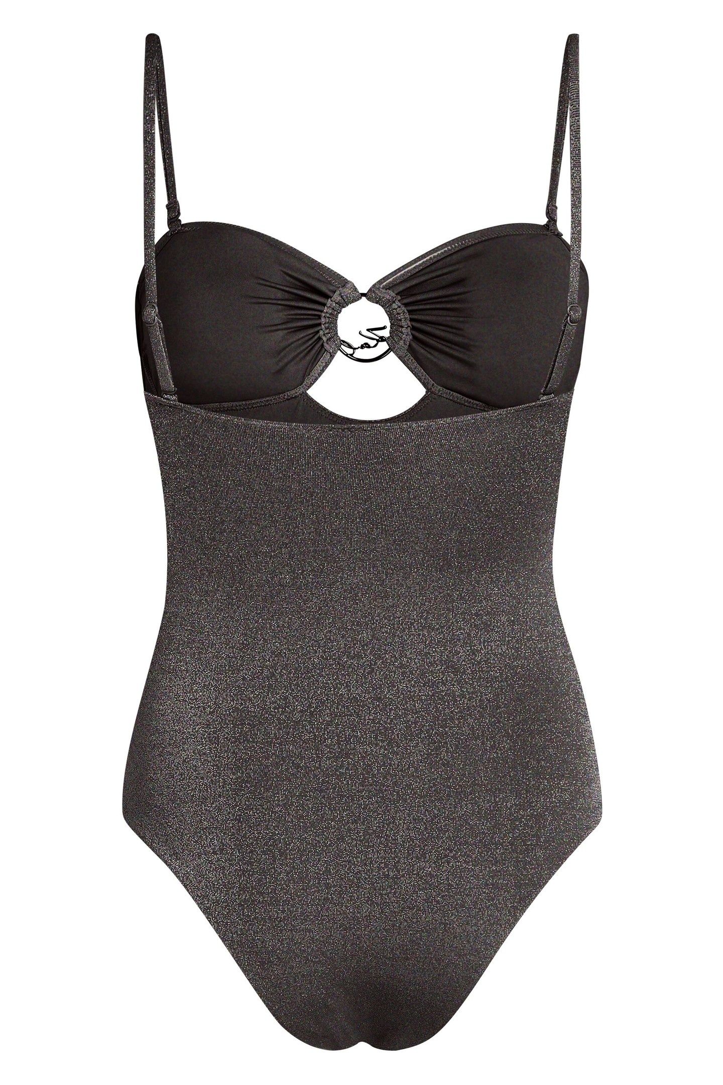 KARL DNA RING RIO SWIMSUIT BLACK LUREX 4