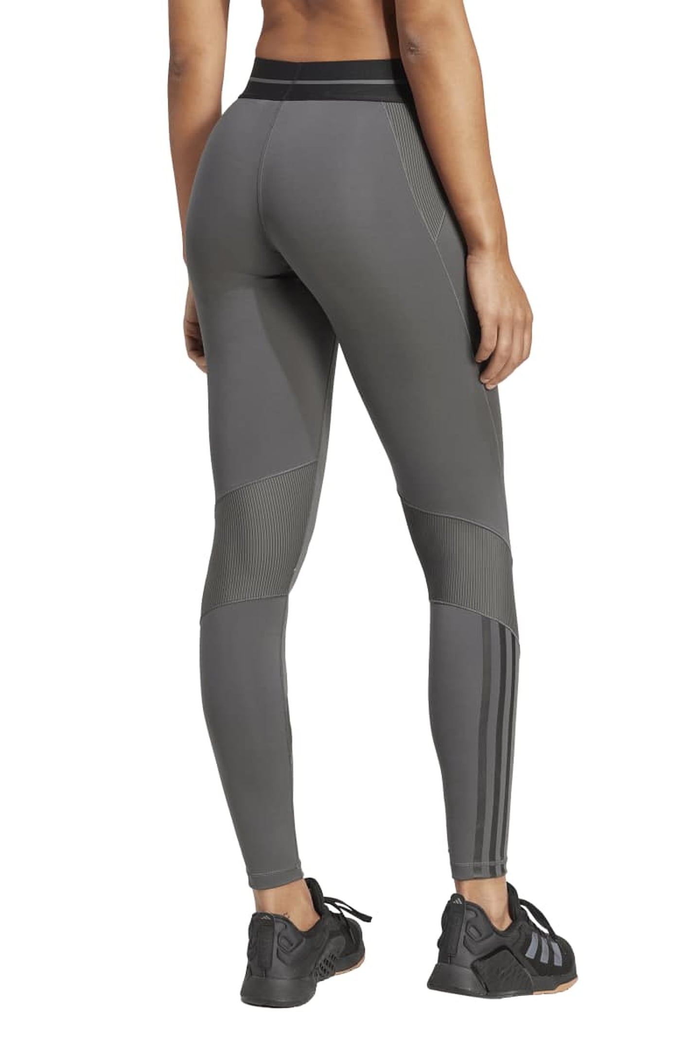 PERFORMANCE HYPERGLAM RIB 1/1 LEGGINGS GREY SIX 2
