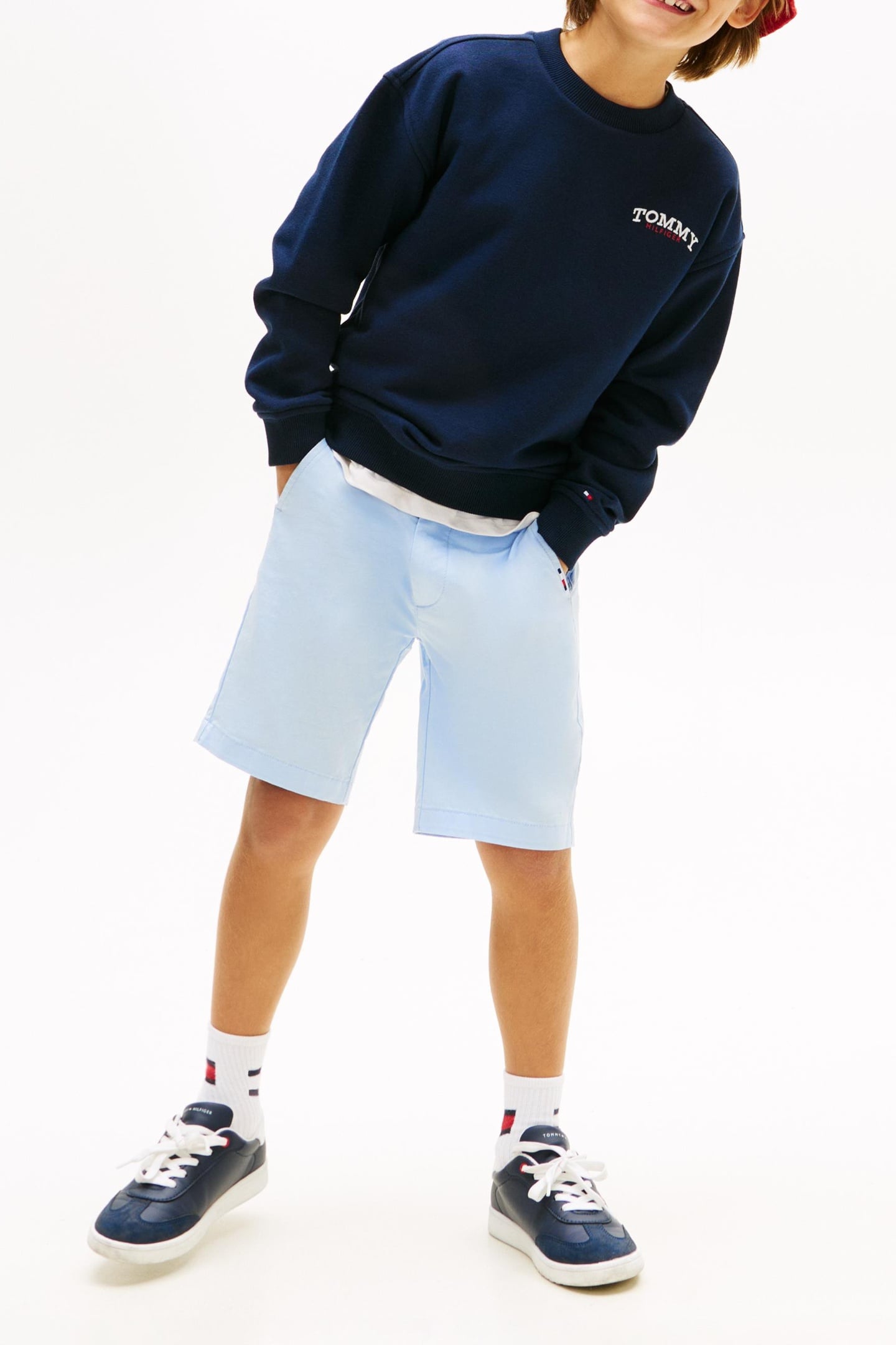 BOYS MONOTYPE GRAPHIC SWEATSHIRT DARK NIGHT NAVY 2
