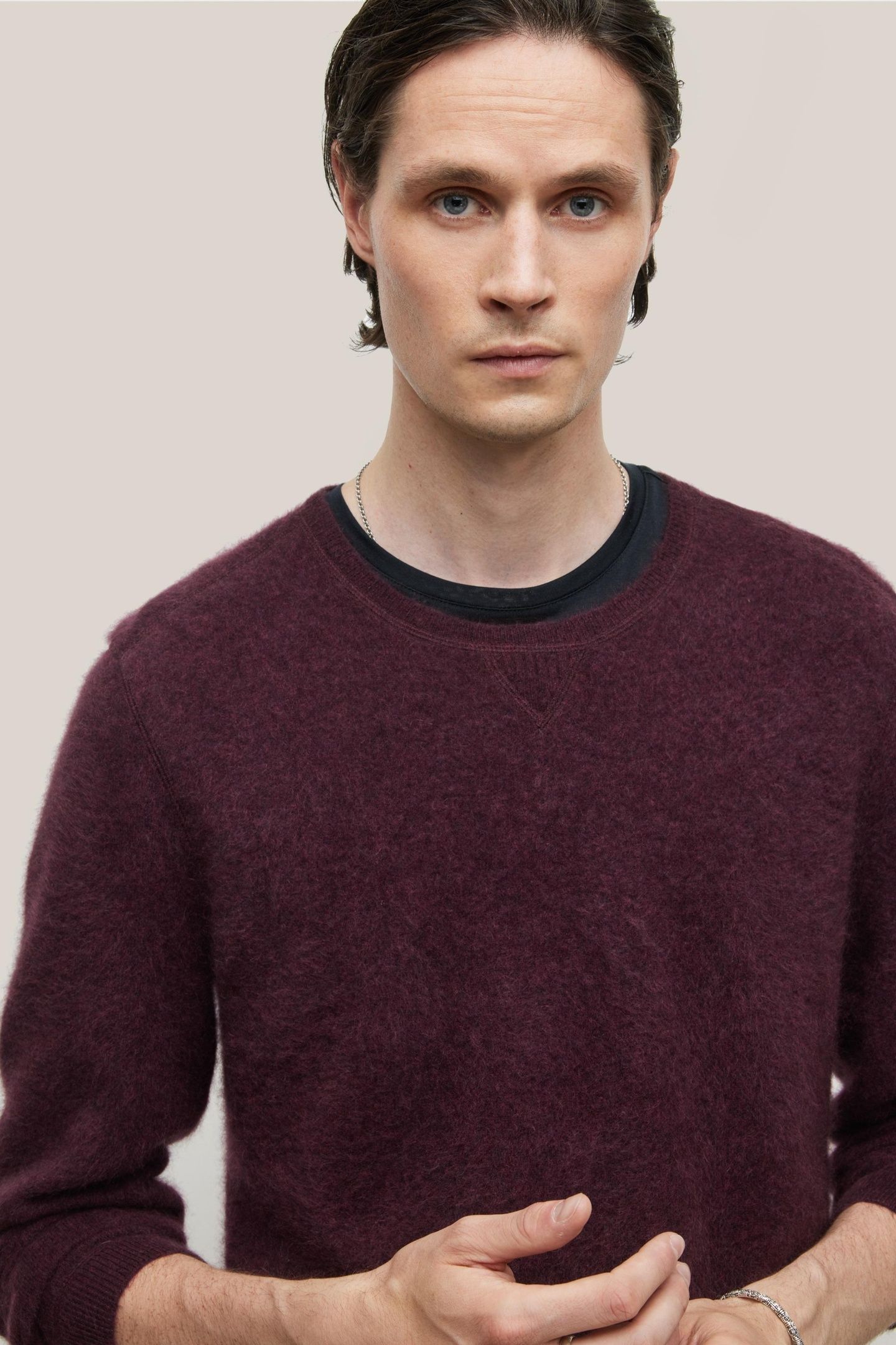 JONES REGULAR FIT LS BRUS MERLOT 3