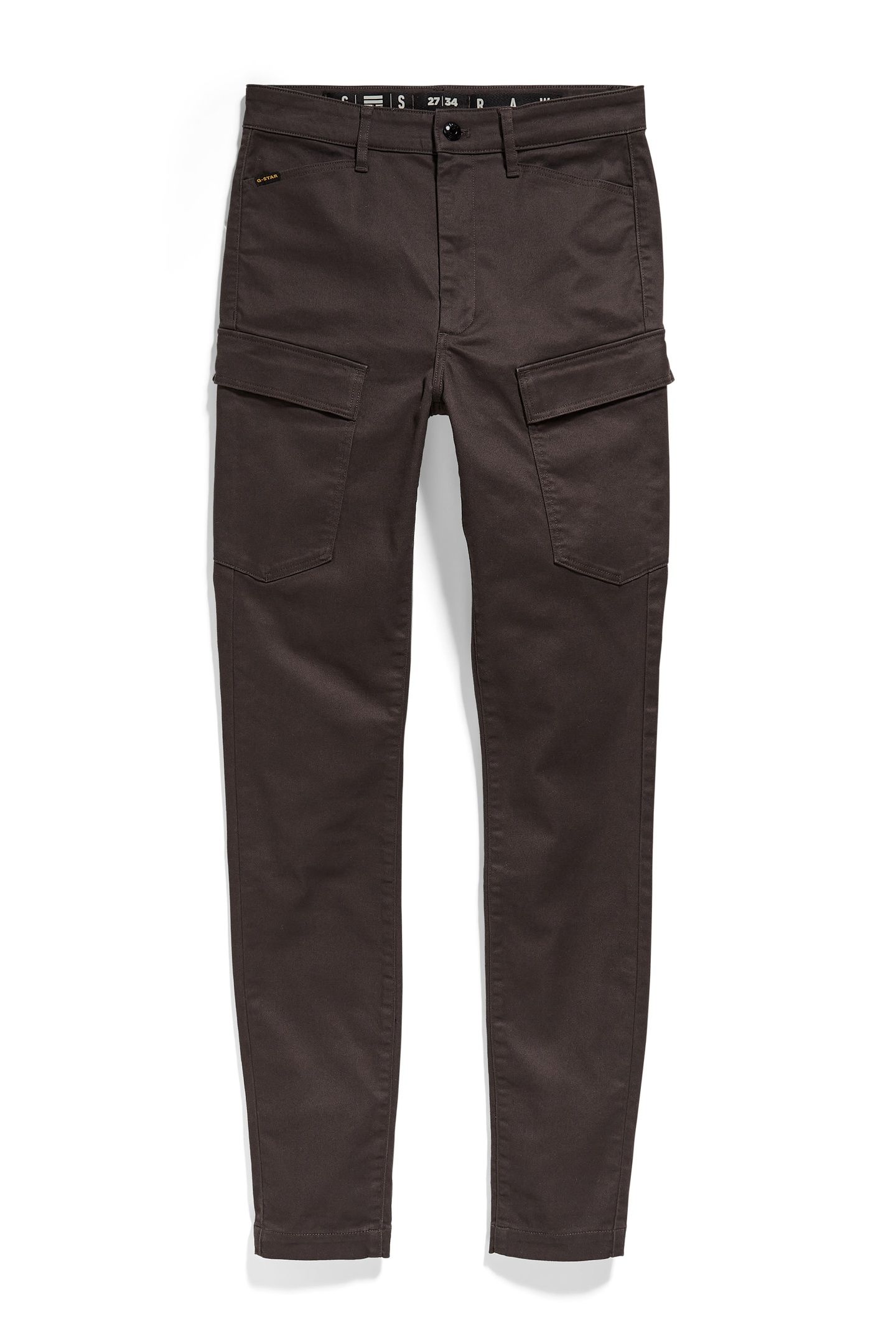 KAFEY CARGO ULTRA HIGH SKINNY NETT BROWN 3