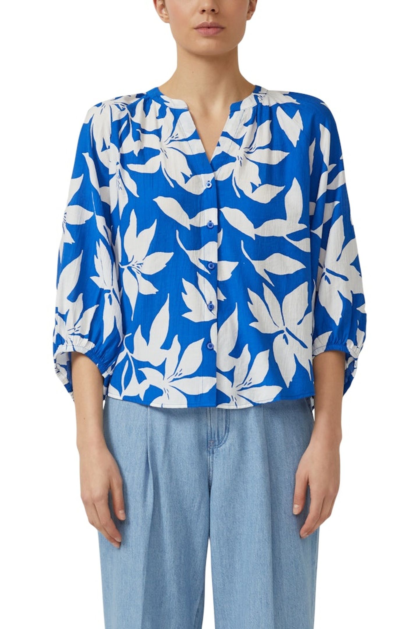 S.OLIVER BLOUSES BLUE 1