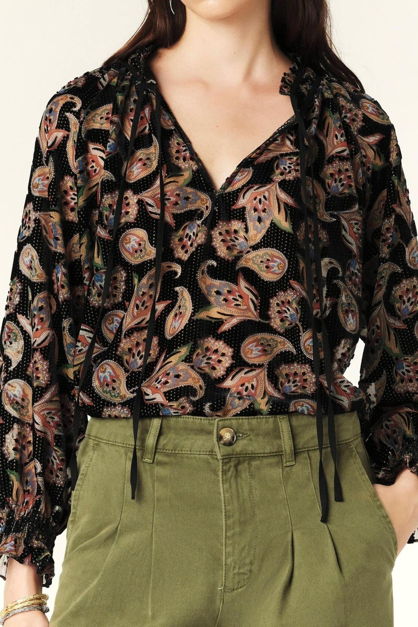 BLOUSE RUIZ NOIR 1