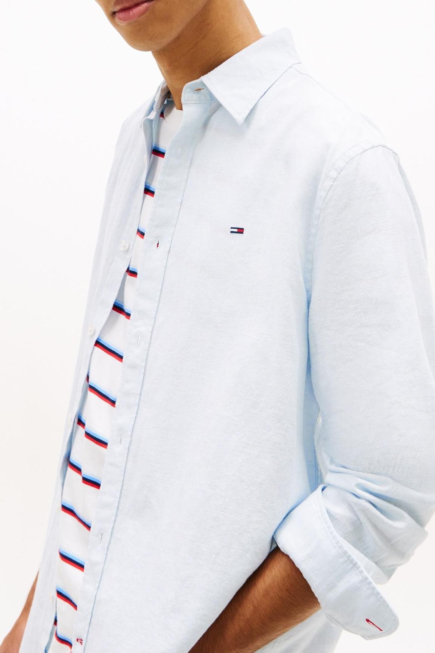 TJM REGULAR LINEN BLEND SWEET BLUE 4