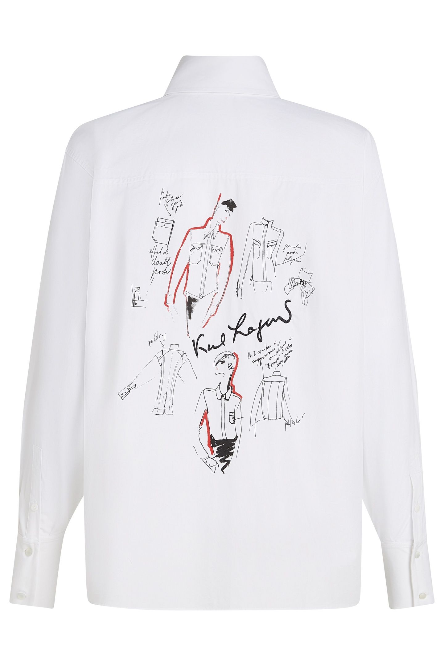 KARL SERIES POPLIN SHIRT WHITE 5