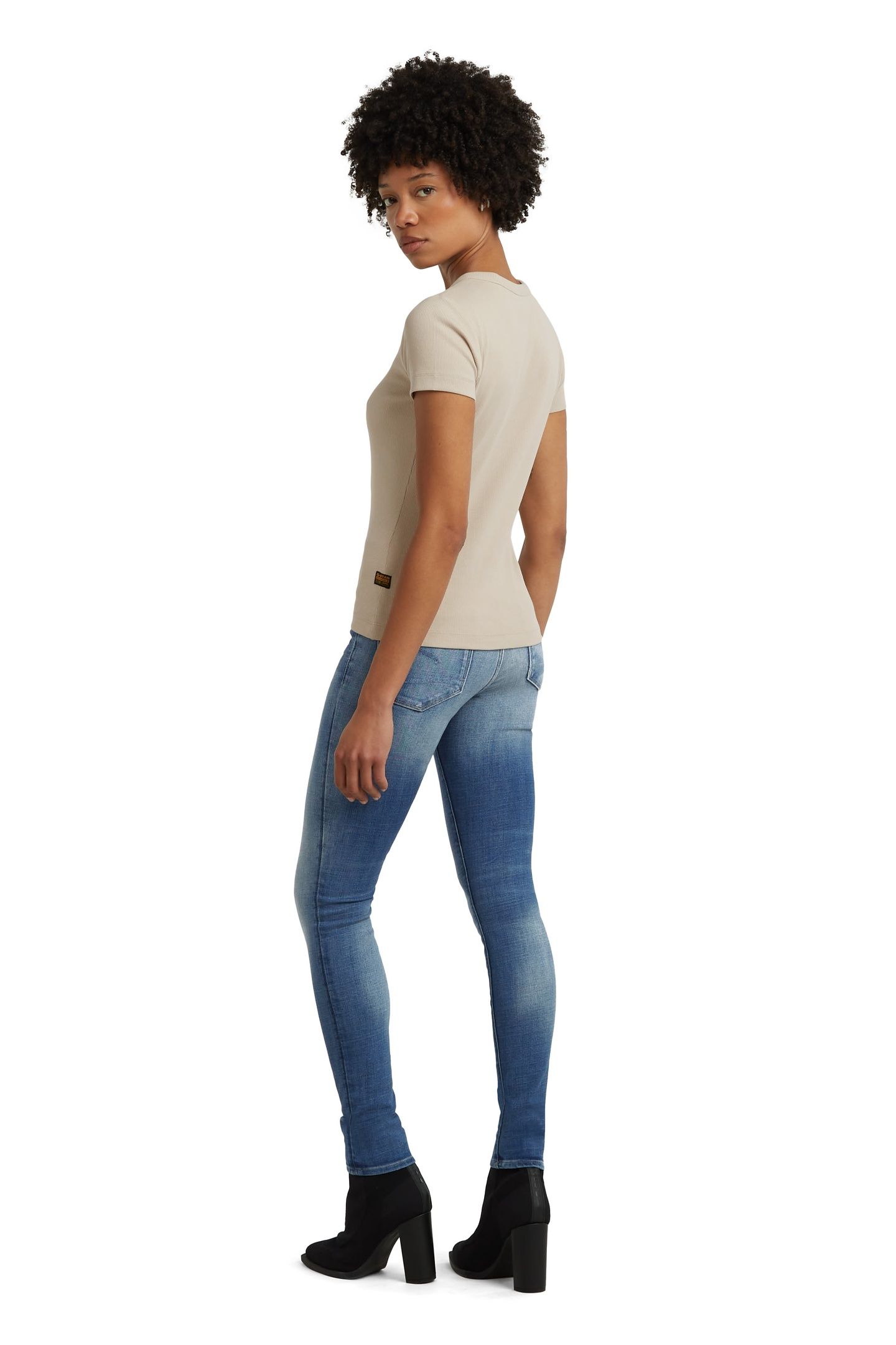 3301 SKINNY FADED BLUE TOPAZ 2