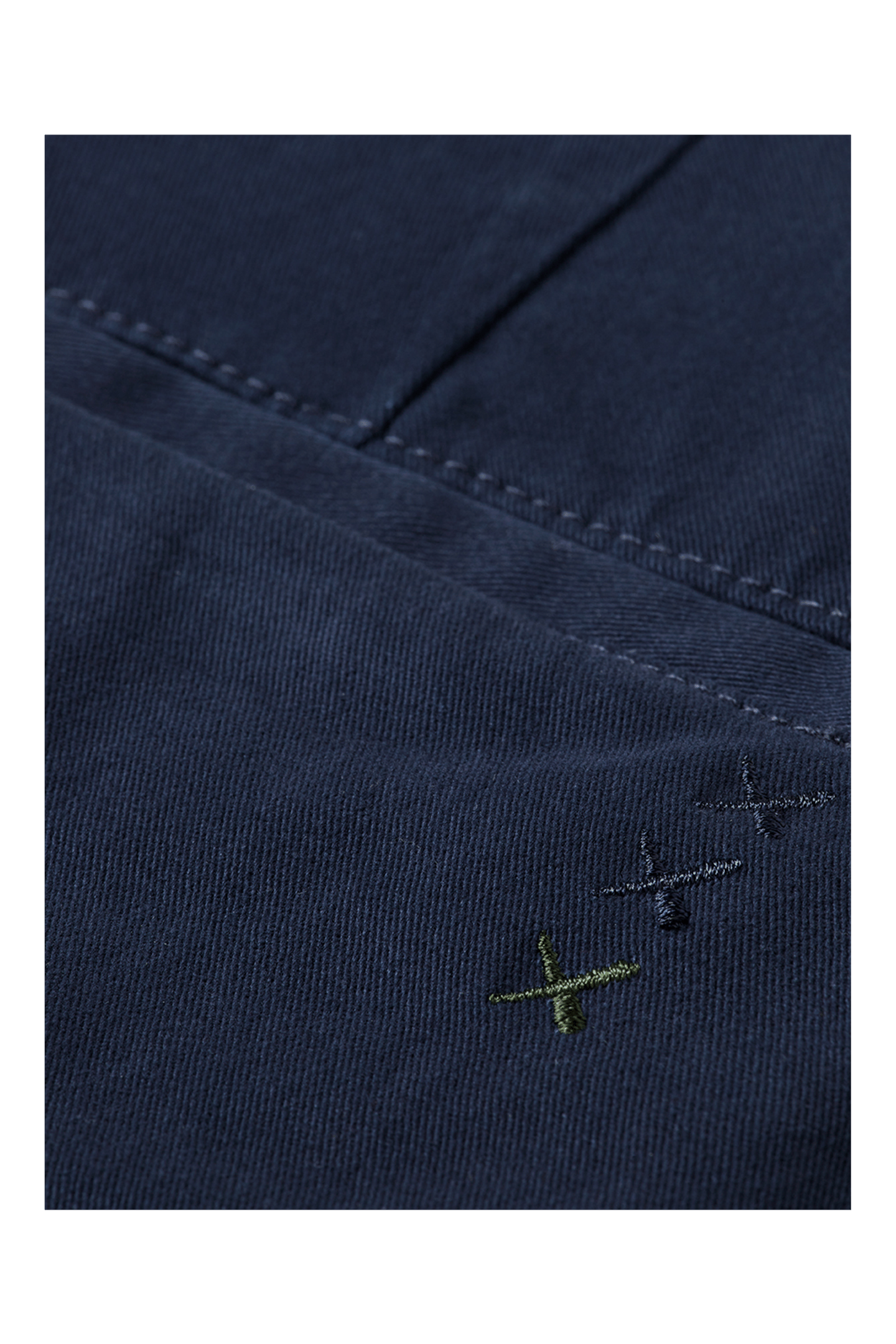 STUART COTTON-BLEND TWILL REGULAR-FIT SHORT NIGHT 7