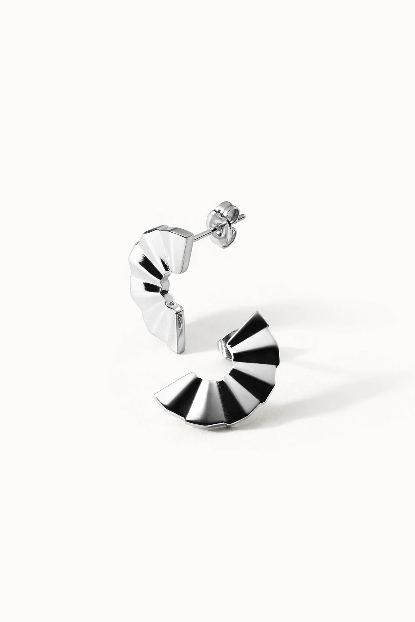 FAN OHRRINGE SILVER 2