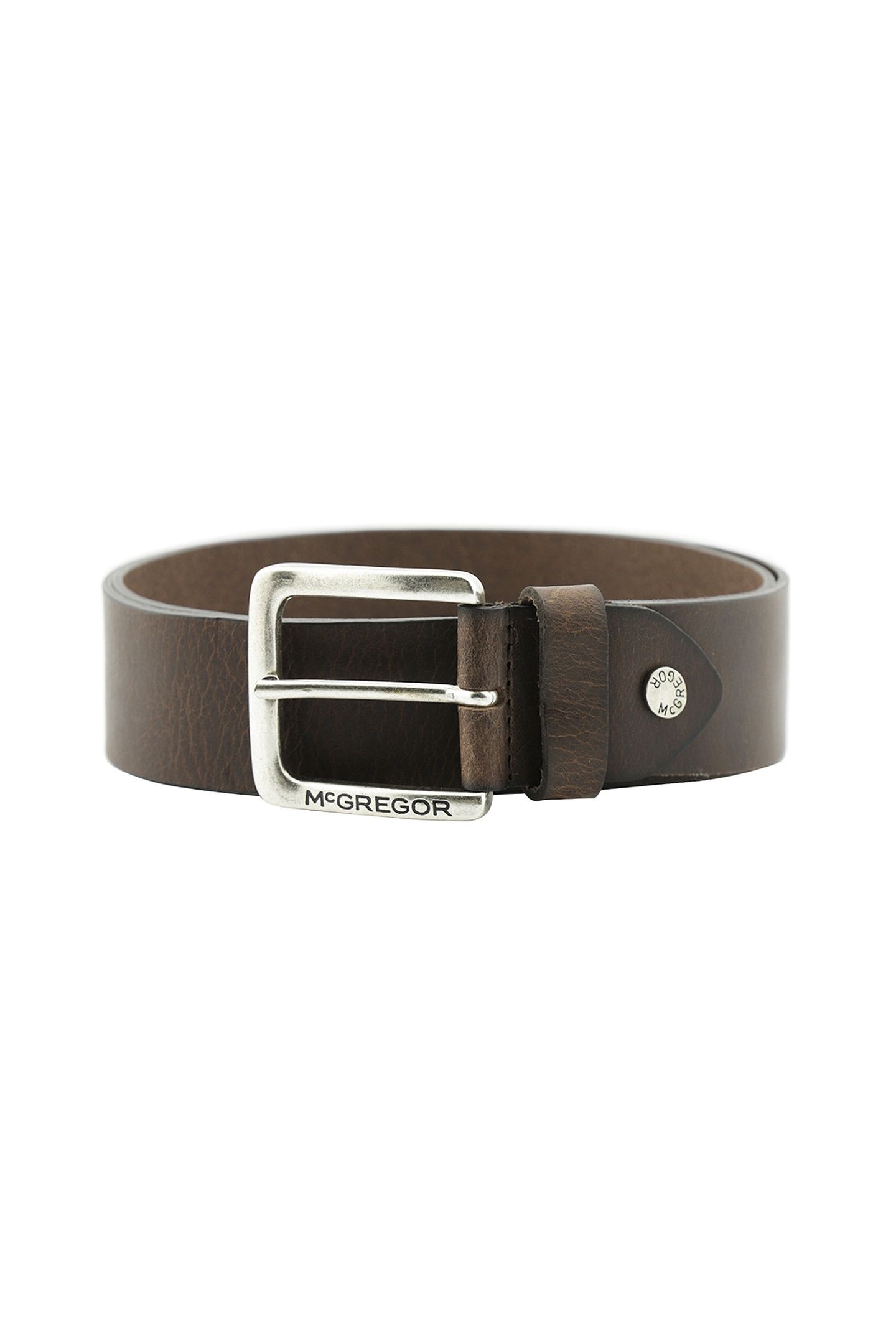 LEATHER BELT DARK BROWN 1