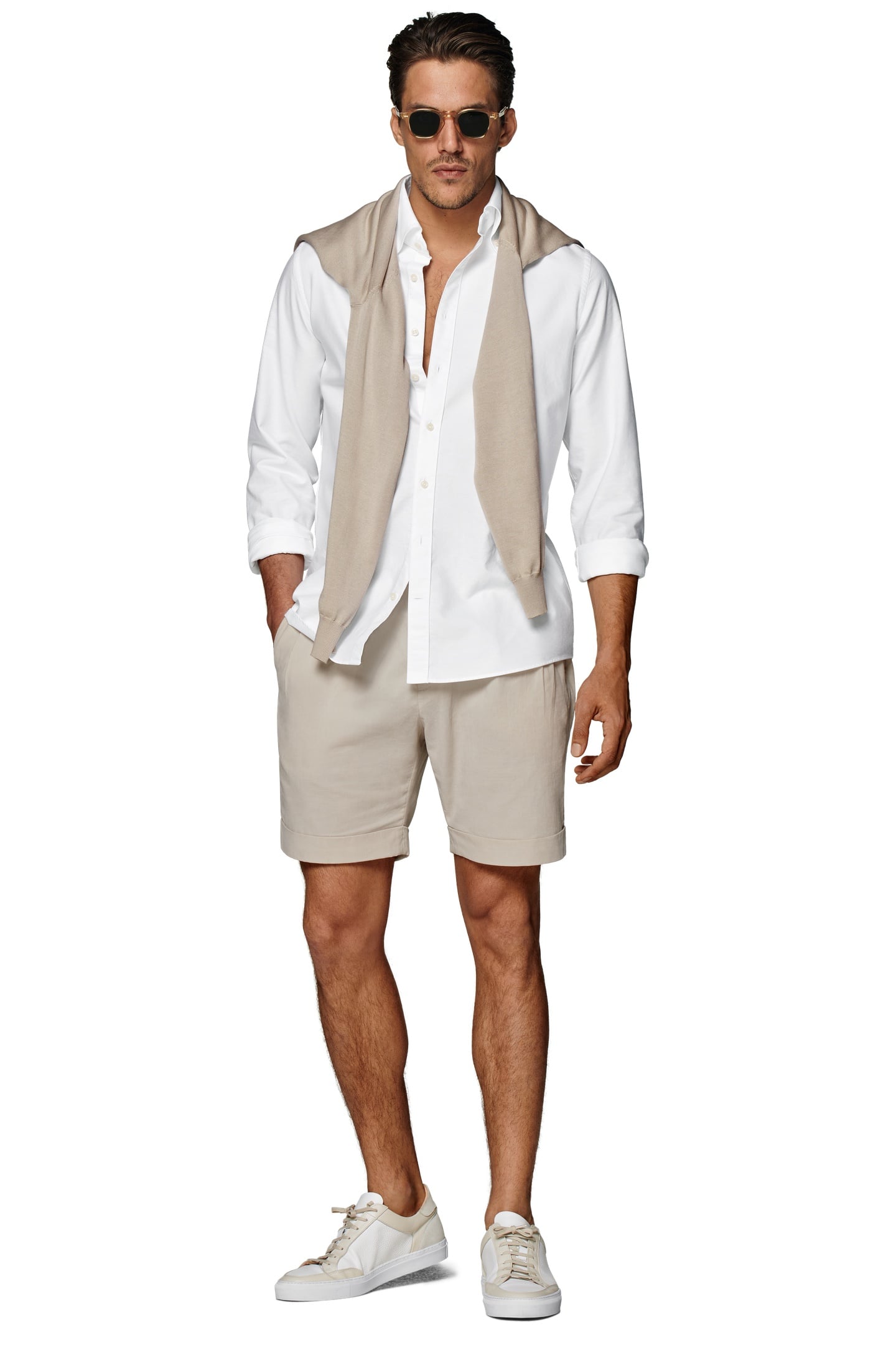 BOSA-LIGHT-BROWN CHINO, DENIM AND SHORTS SAND 1