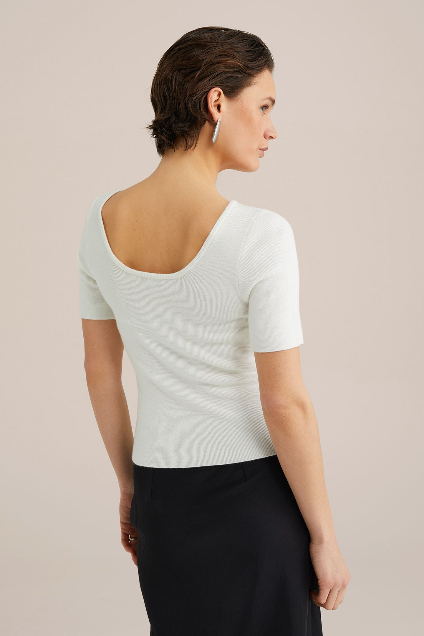 KNITTED PULLOVER WHITE 2