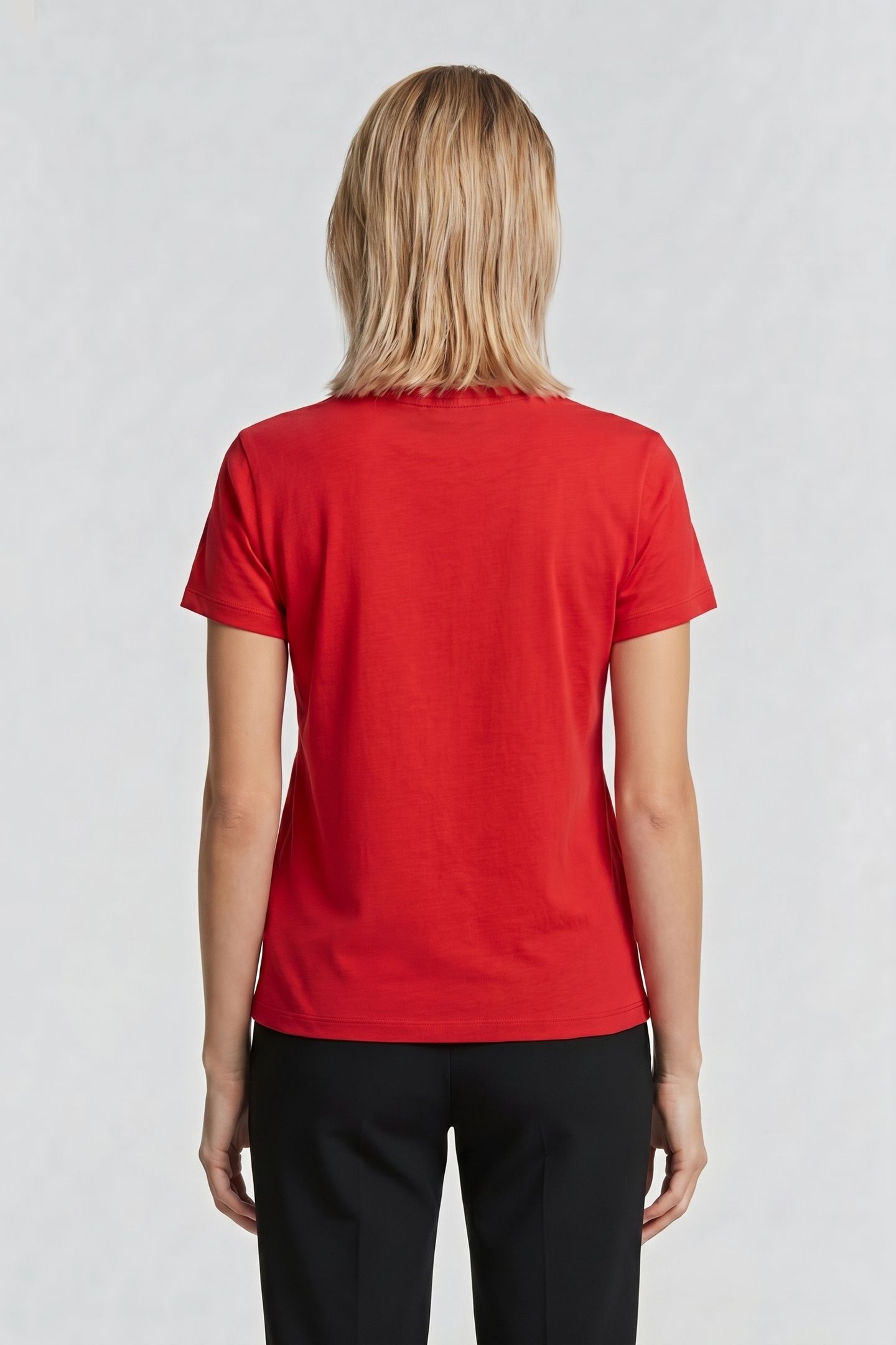 SILVER SIGNATURE T-SHIRT RACING RED 2