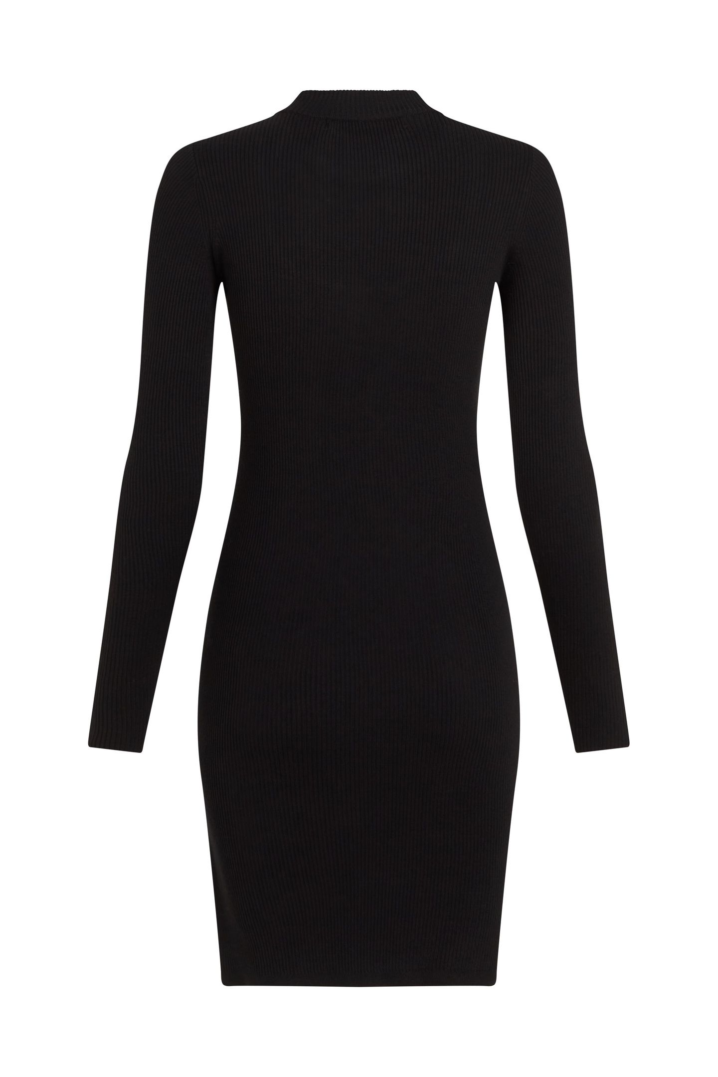 KLJ CUT OUT KNIT DRESS BLACK 4