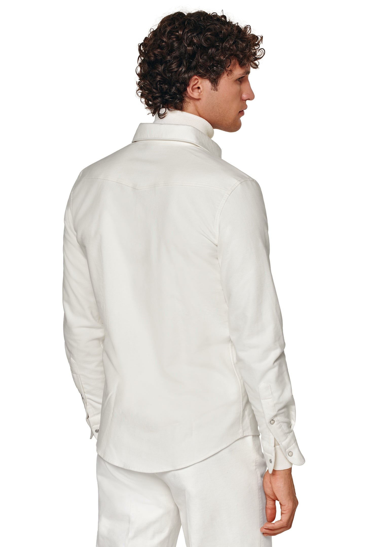 WESTERN MOLESKIN CASUAL SHIRTS OFF-WHITE 4