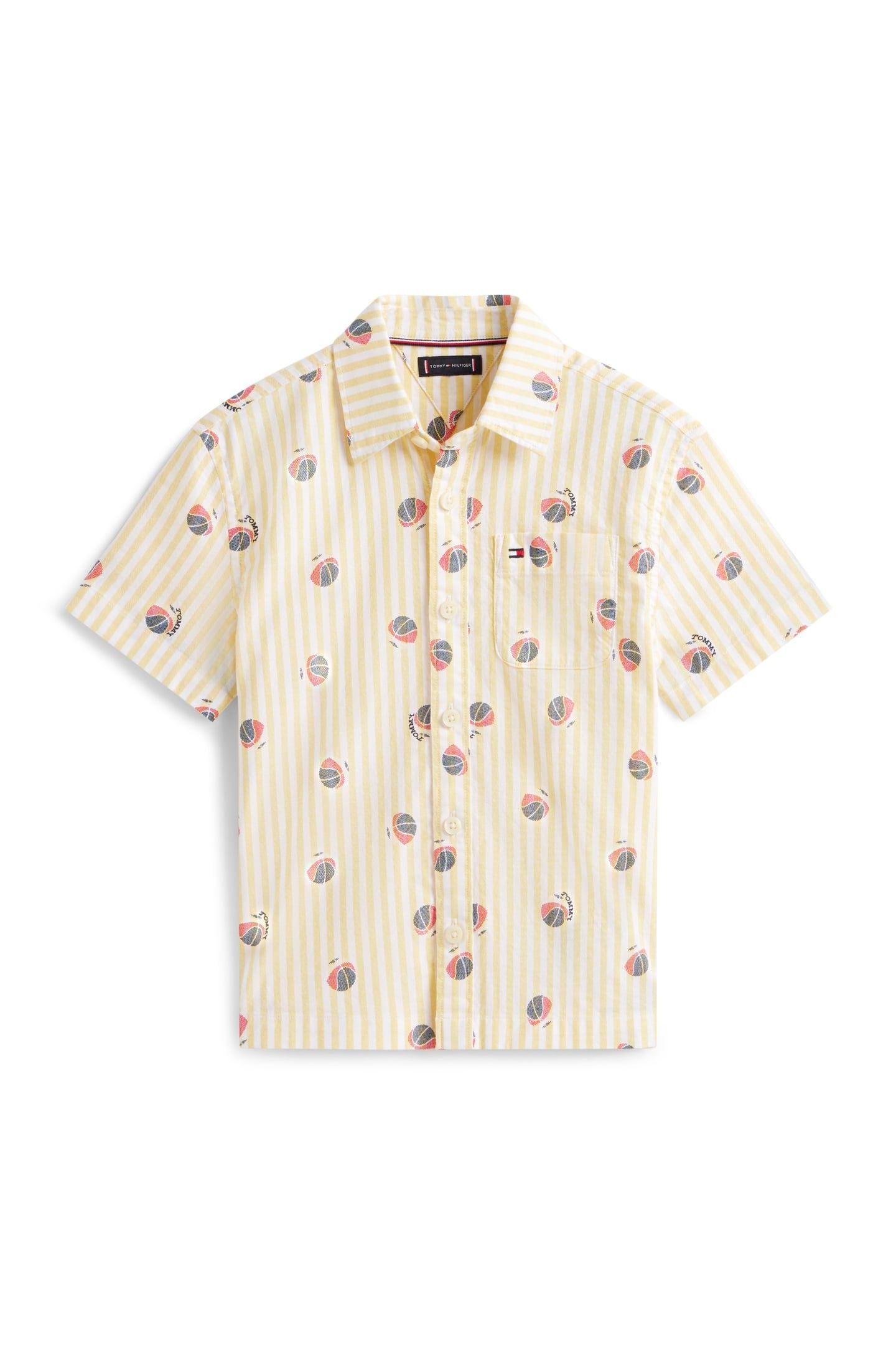 BOYS FLEX ITHACA AOP SHIRT YELLOW DAHLIA STRIPE 4