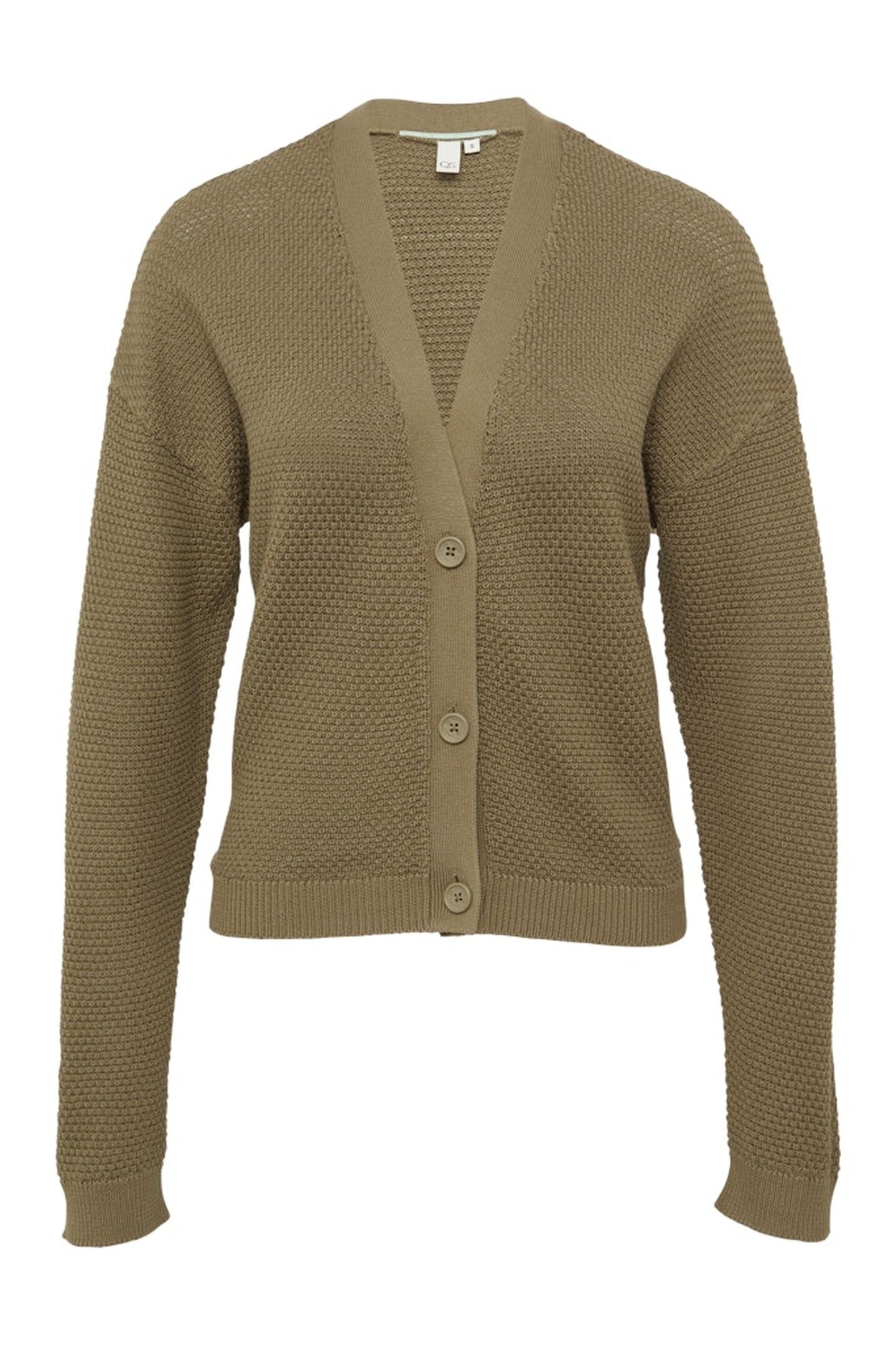 S.OLIVER-QS CARDIGAN DARK GREEN 4