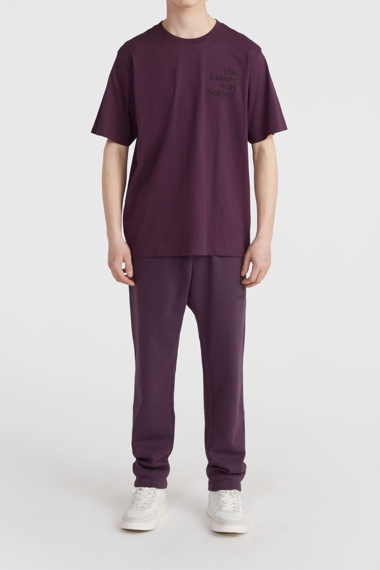 THE FUTURE SURF SOCIETY T-SHIRT AUBERGINE 2