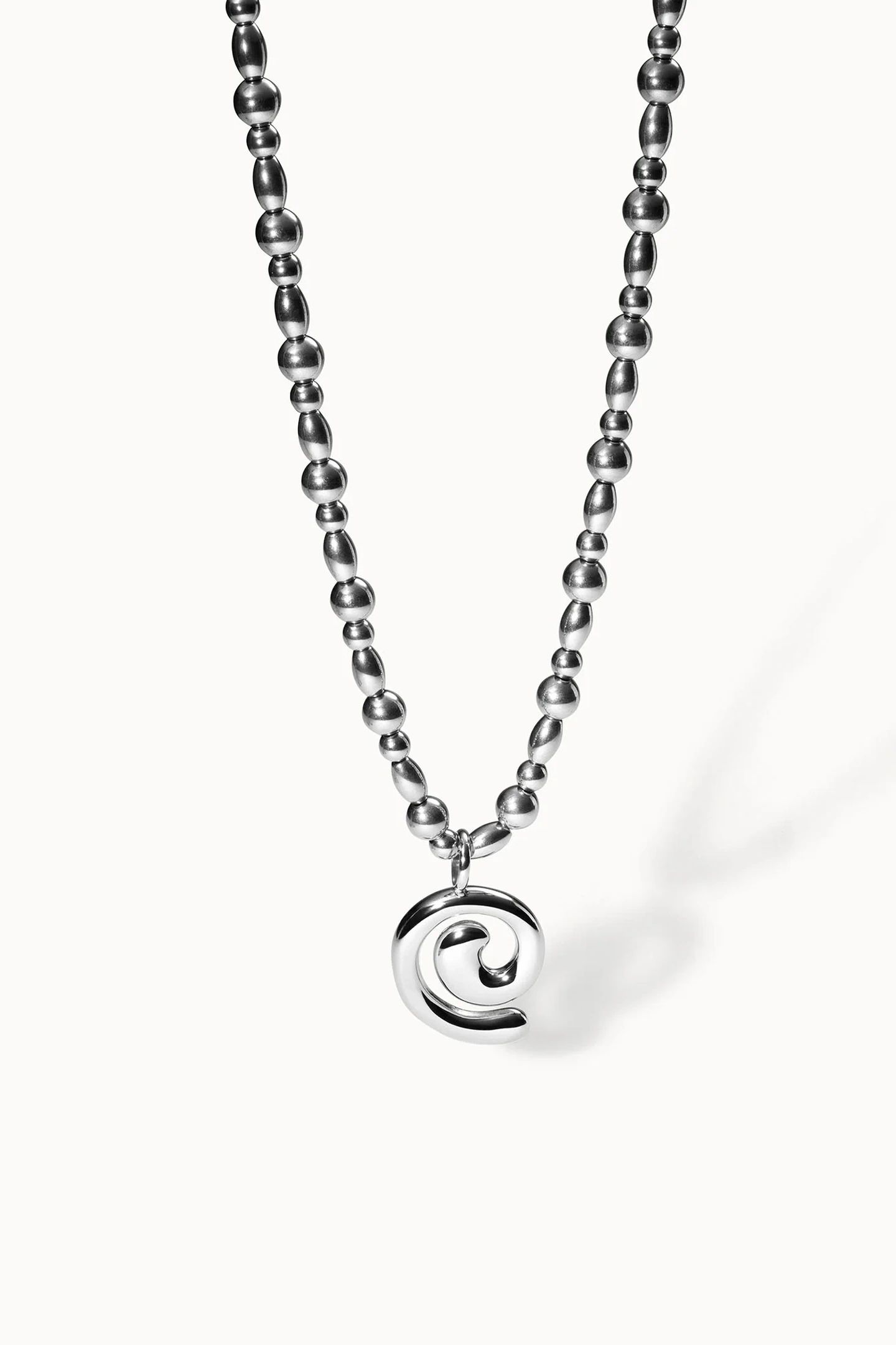 SWIRL KETTE SILVER 5