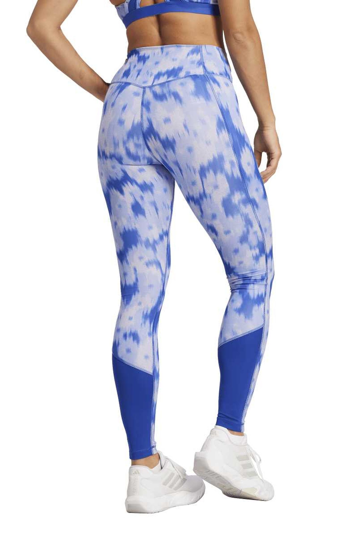 PERFORMANCE ADIDAS OPTIME ESSENTIALS AOP FLOWER TIE-DYE LEGG 2