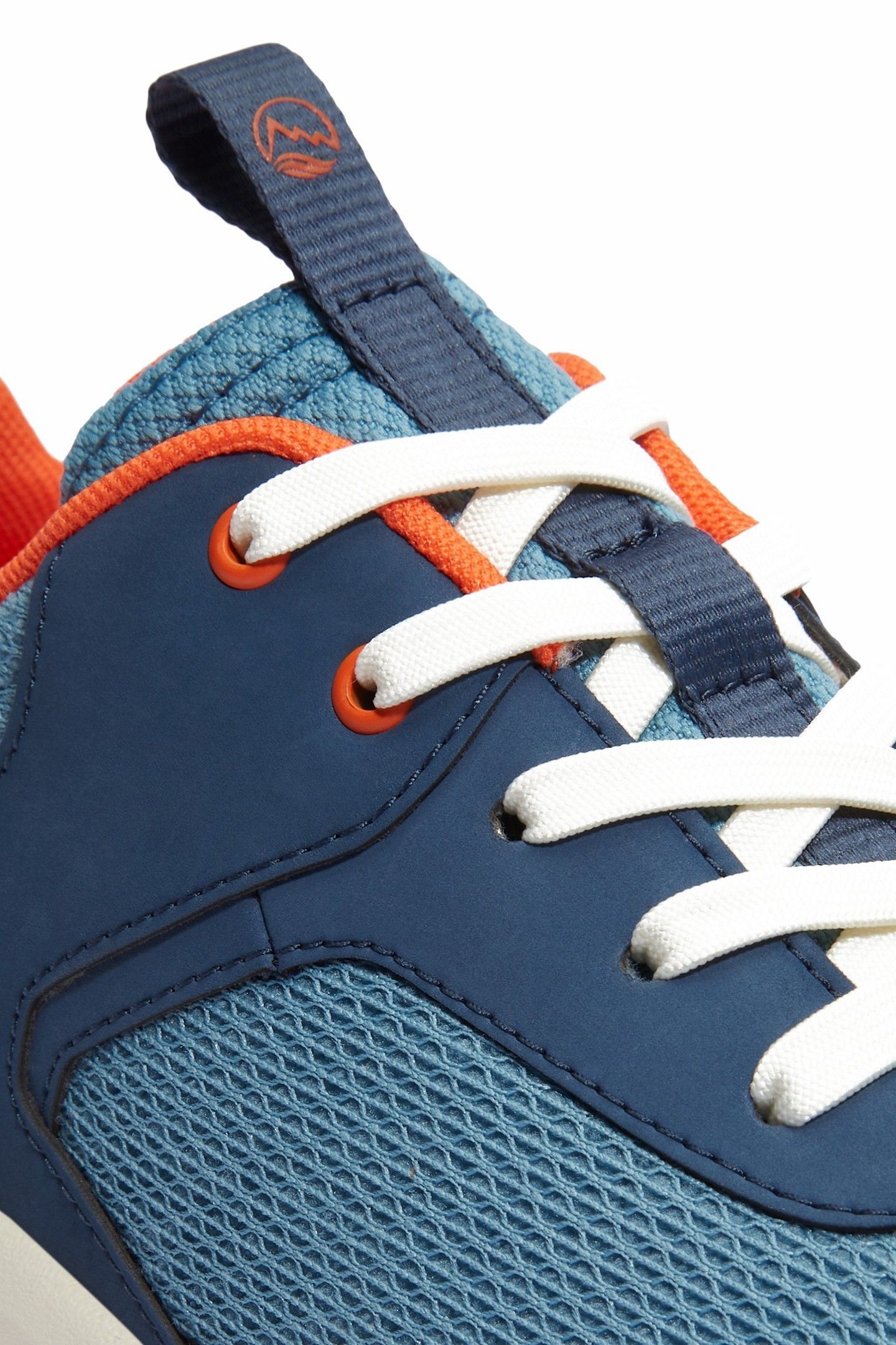 LOW LACE UP SNEAKER MD BLU MESH 4