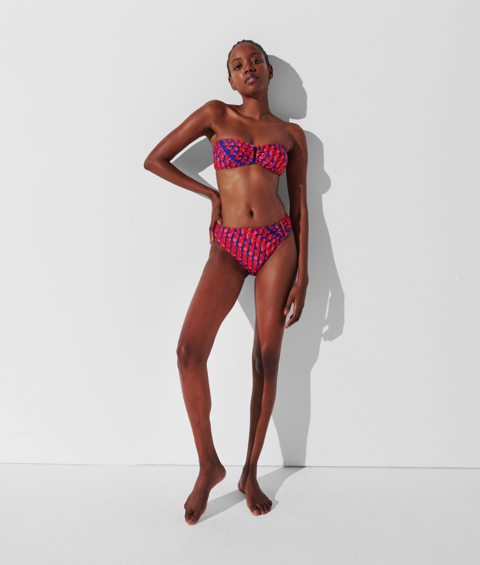 ABSTRACT AOP U-RING BOTTOMS ABSTRACT AOP BLUE 2
