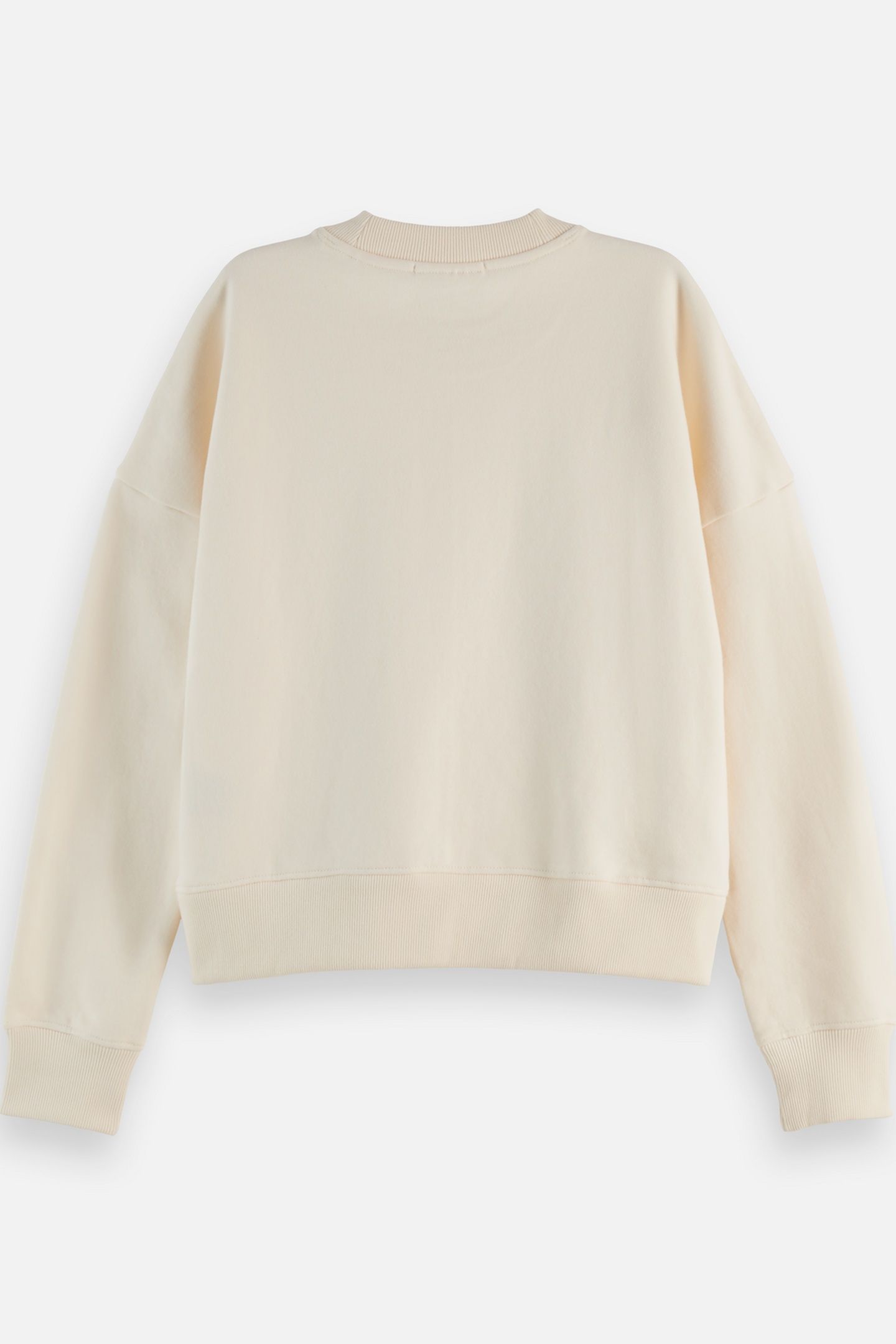 EMBROIDERED LOGO SWEATSHIRT OFF WHITE 5
