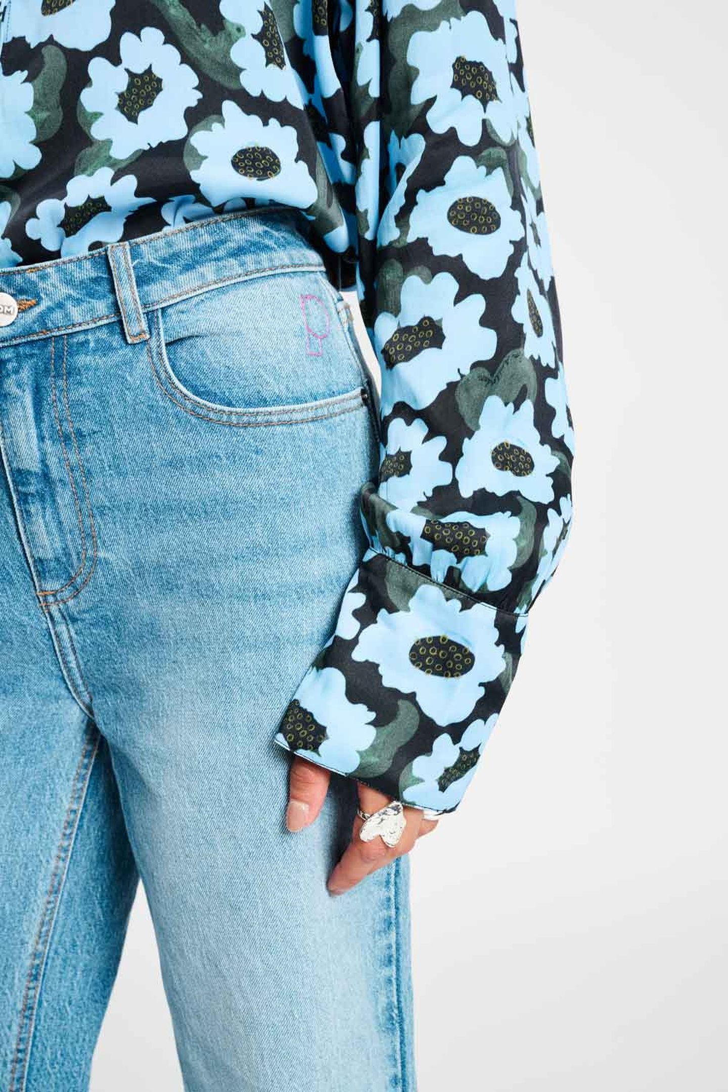 BLOUSE - WILD FLOWERS BLUE 6