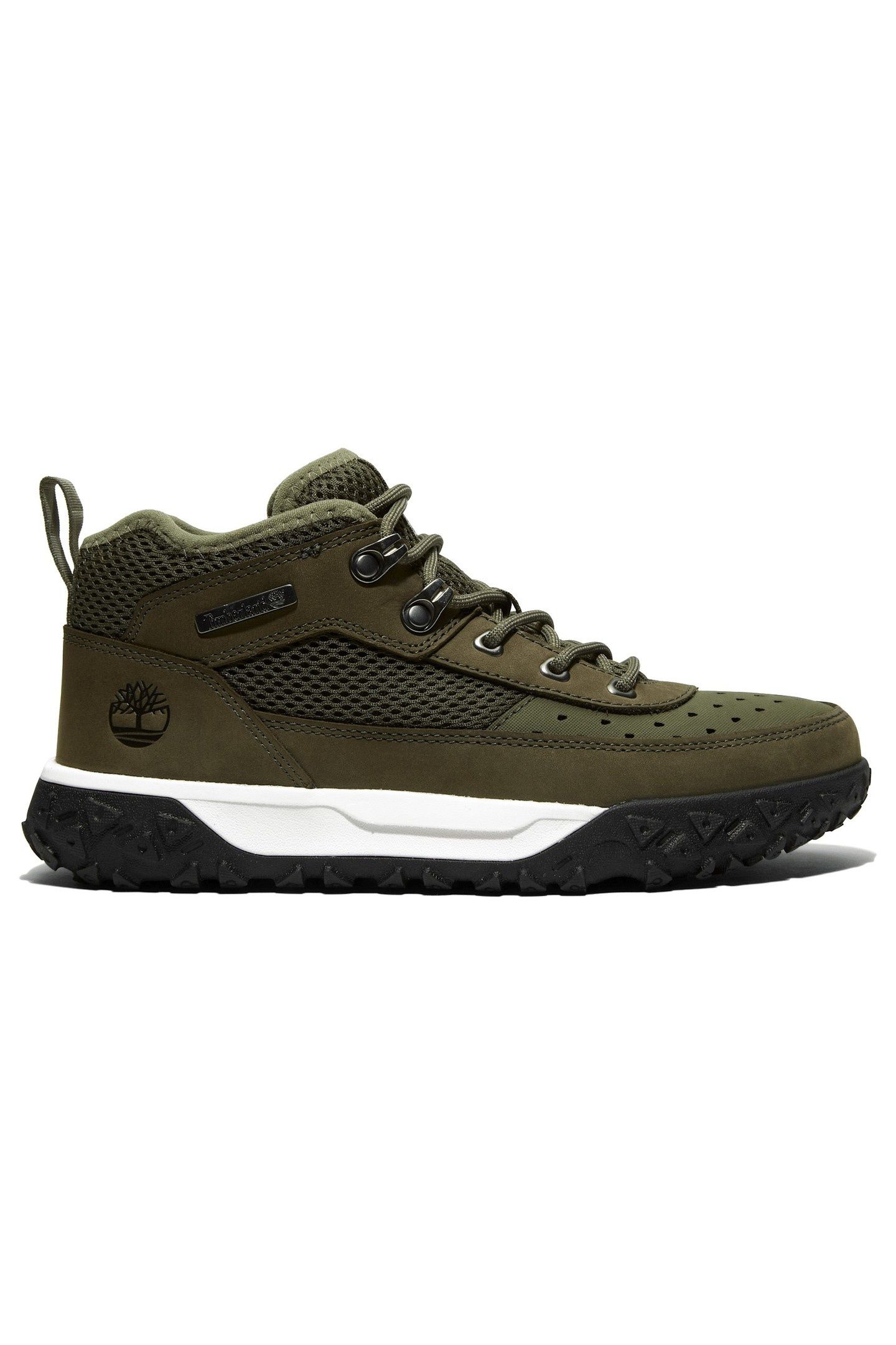 MID LACE UP SNEAKER LEAF GREEN 1