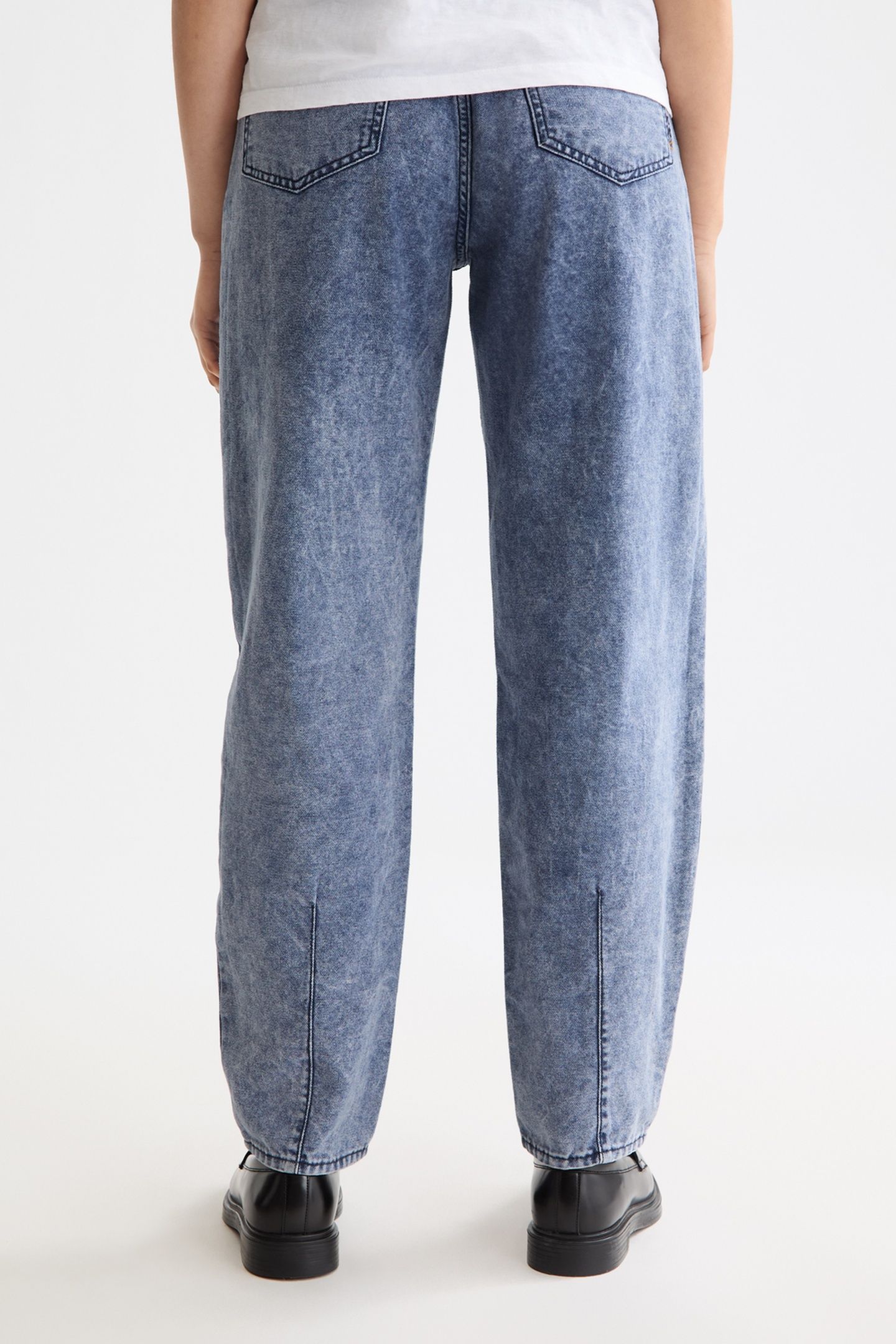 THE TIDE LONGER INSEAM BALLOON JEANS IN MOUNTAIN DYED CANVAS 3