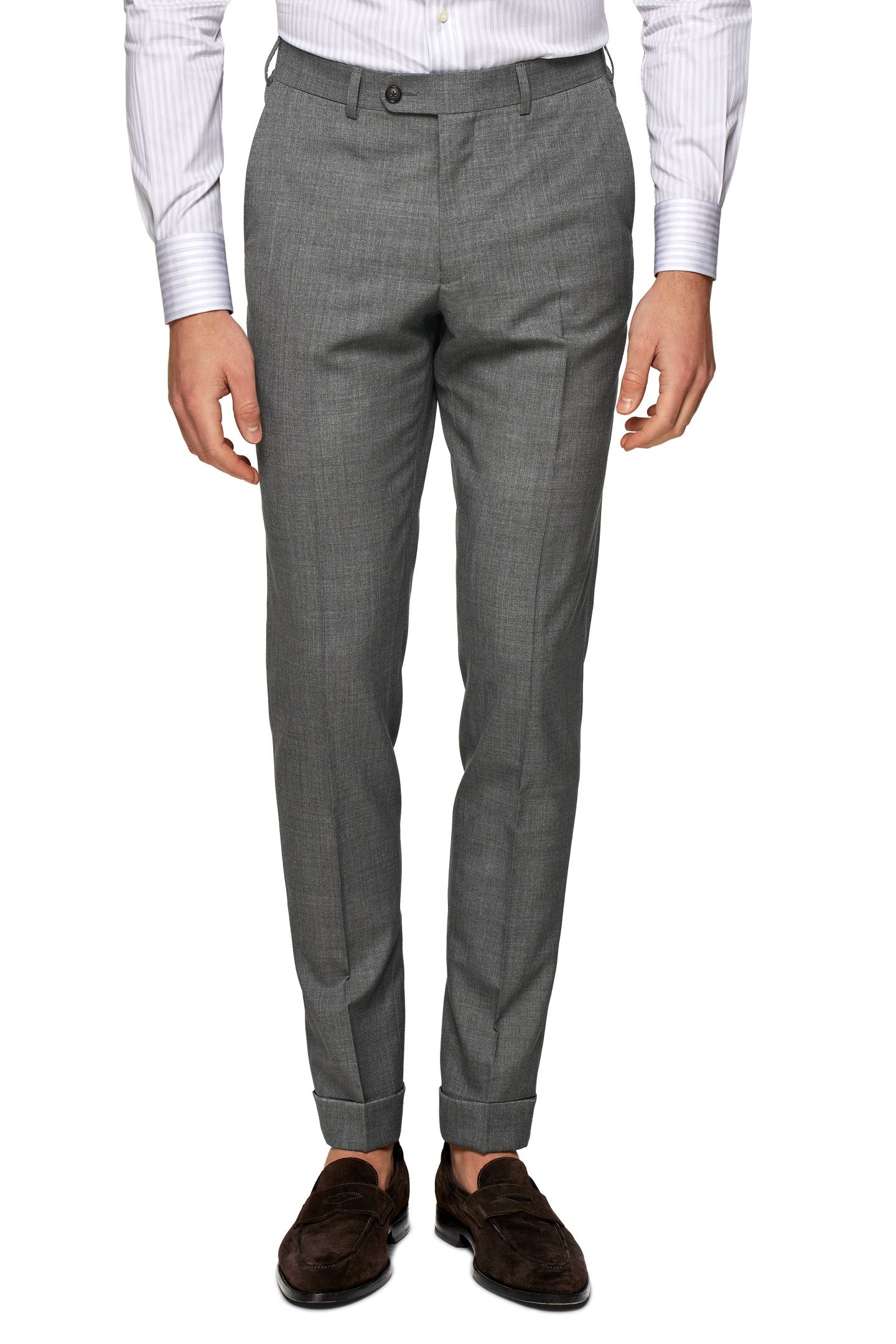 TROUSERS-GREY FORMAL TROUSERS GREY 2