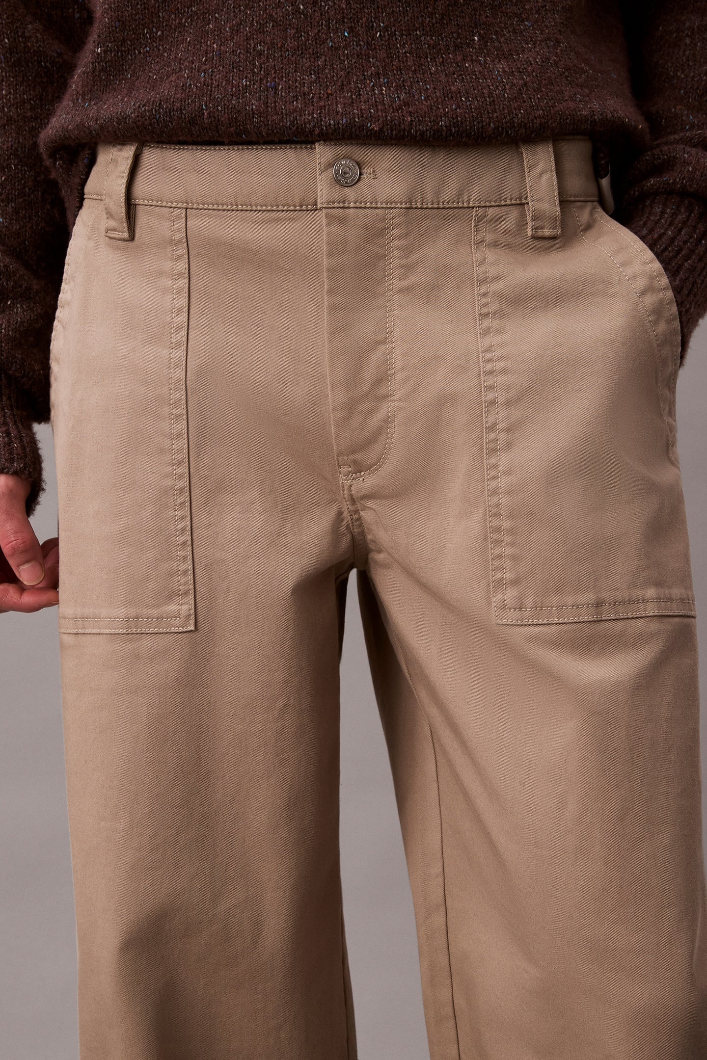 BARREL UTILITY COTTON PANTS VINTAGE KHAKI 5