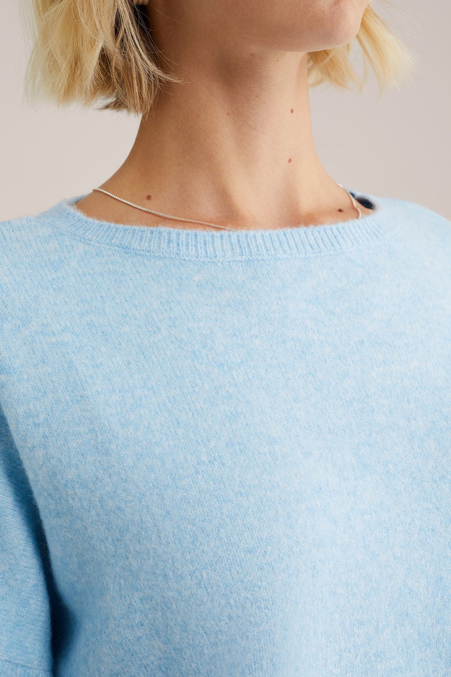 KNITTED PULLOVER PASTEL BLUE 6