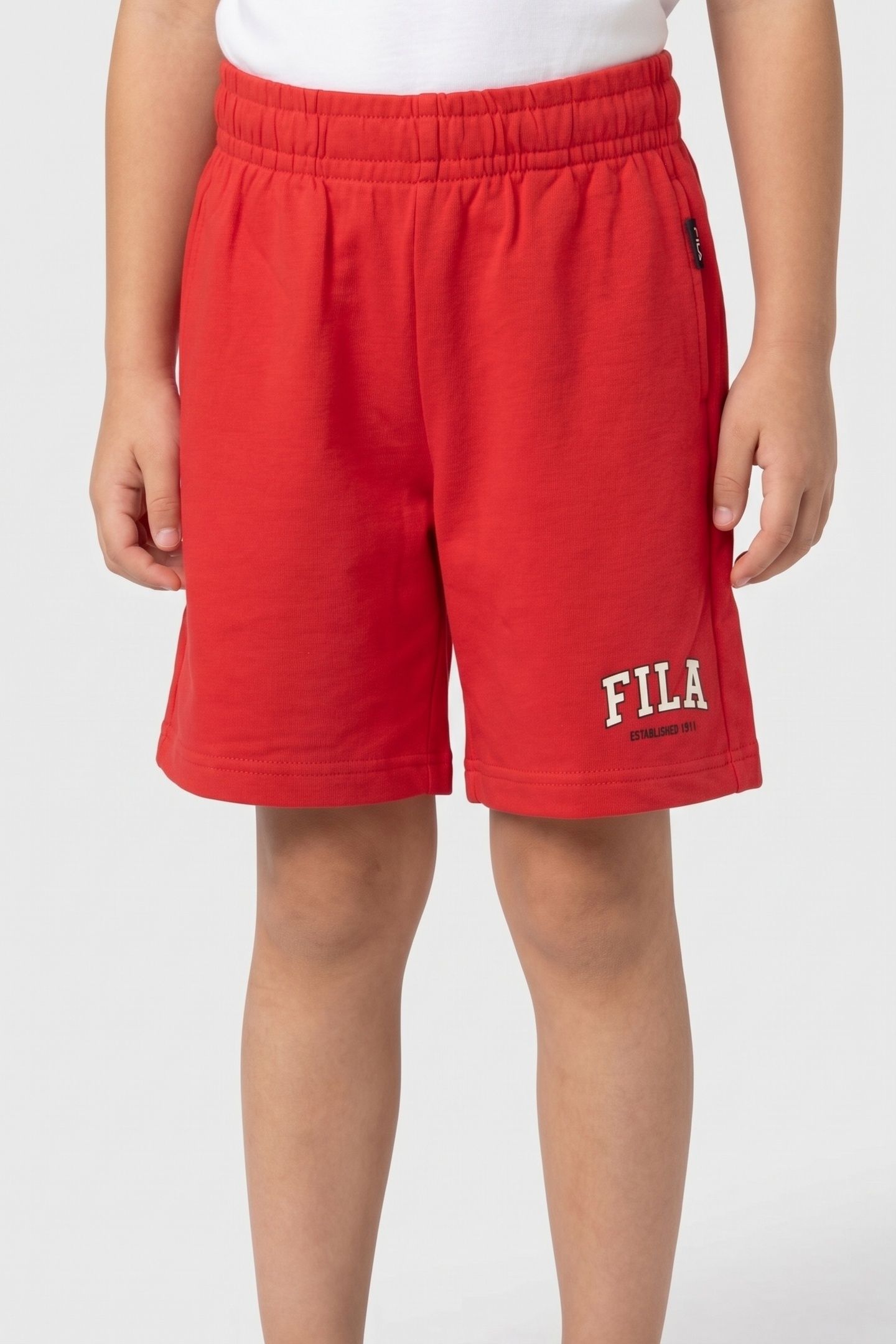 RIFREDI REGULAR GRAPHIC SWEAT SHORTS TRUE RED 1