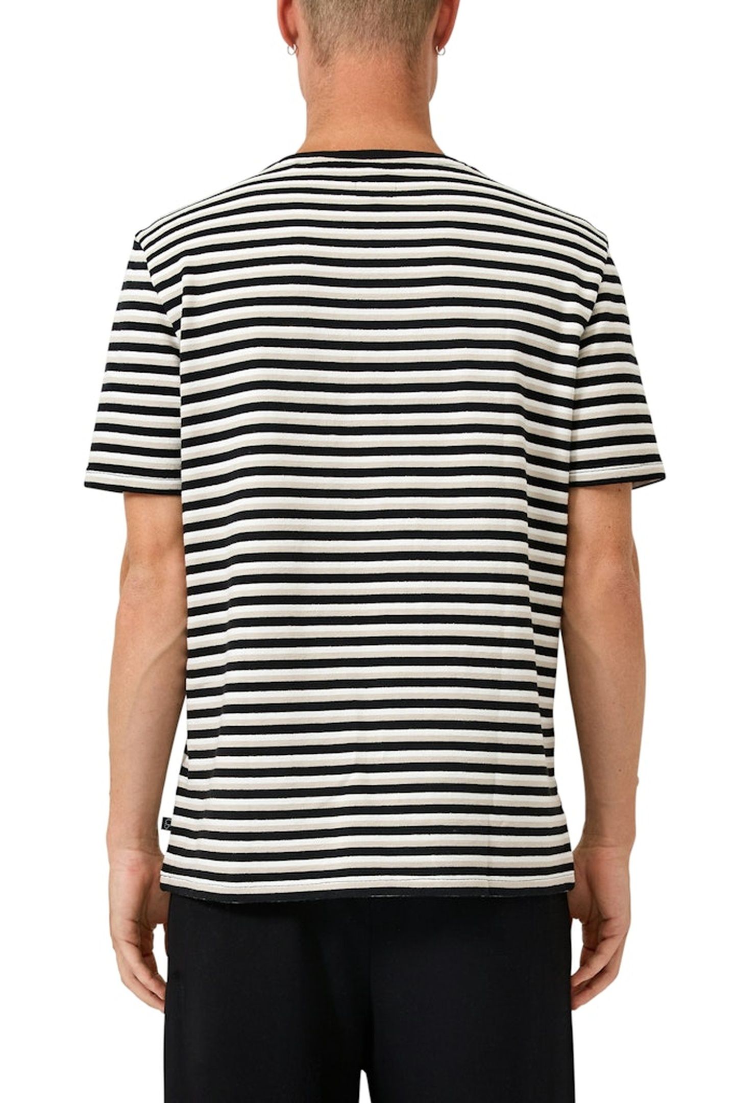 S.OLIVER-QS T-SHIRTS GREY/BLACK 6